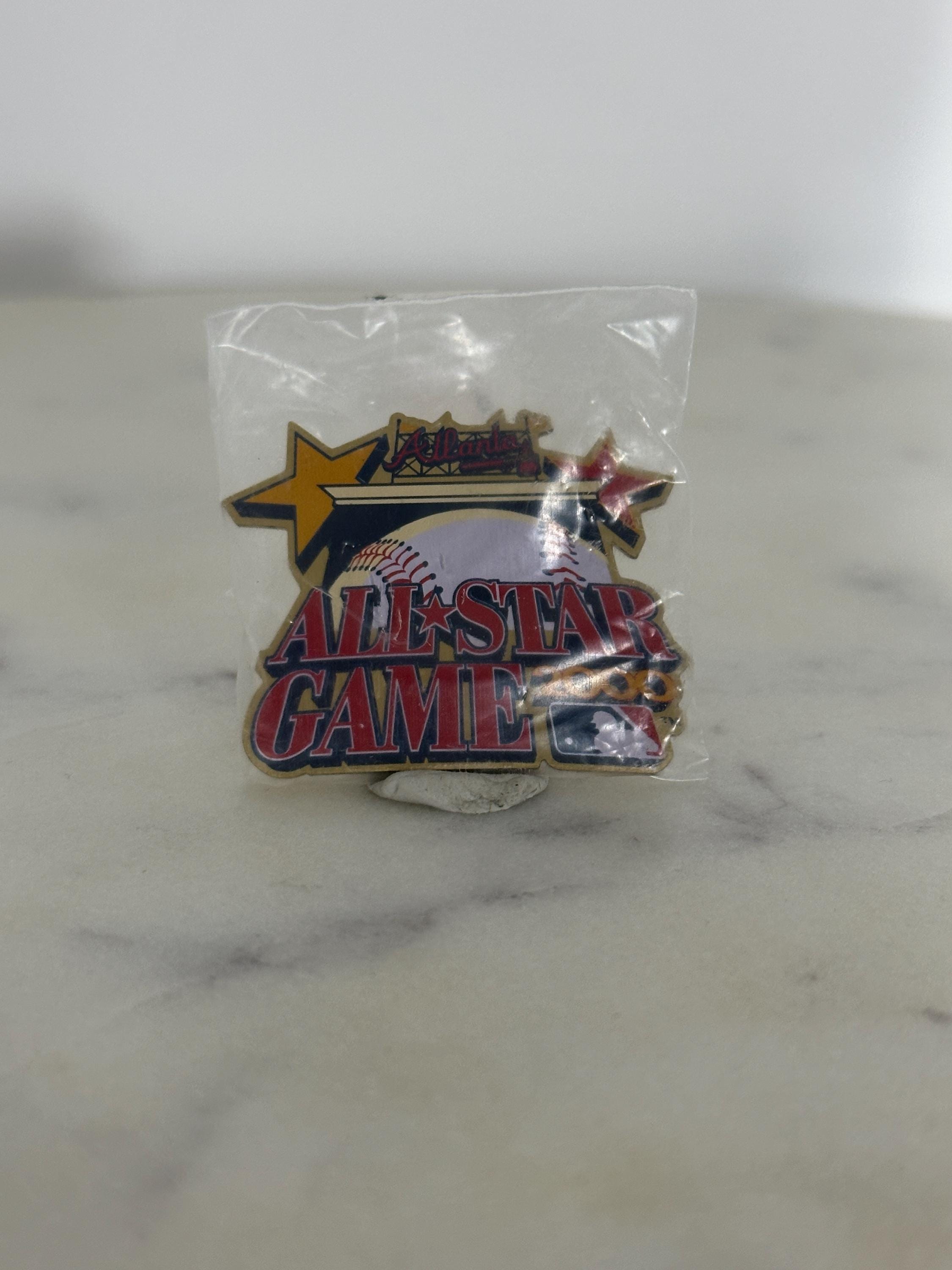 MLB All-Star Game Enamel Pin: Red/Gold/Black Finish - 2000s Sports Collectible