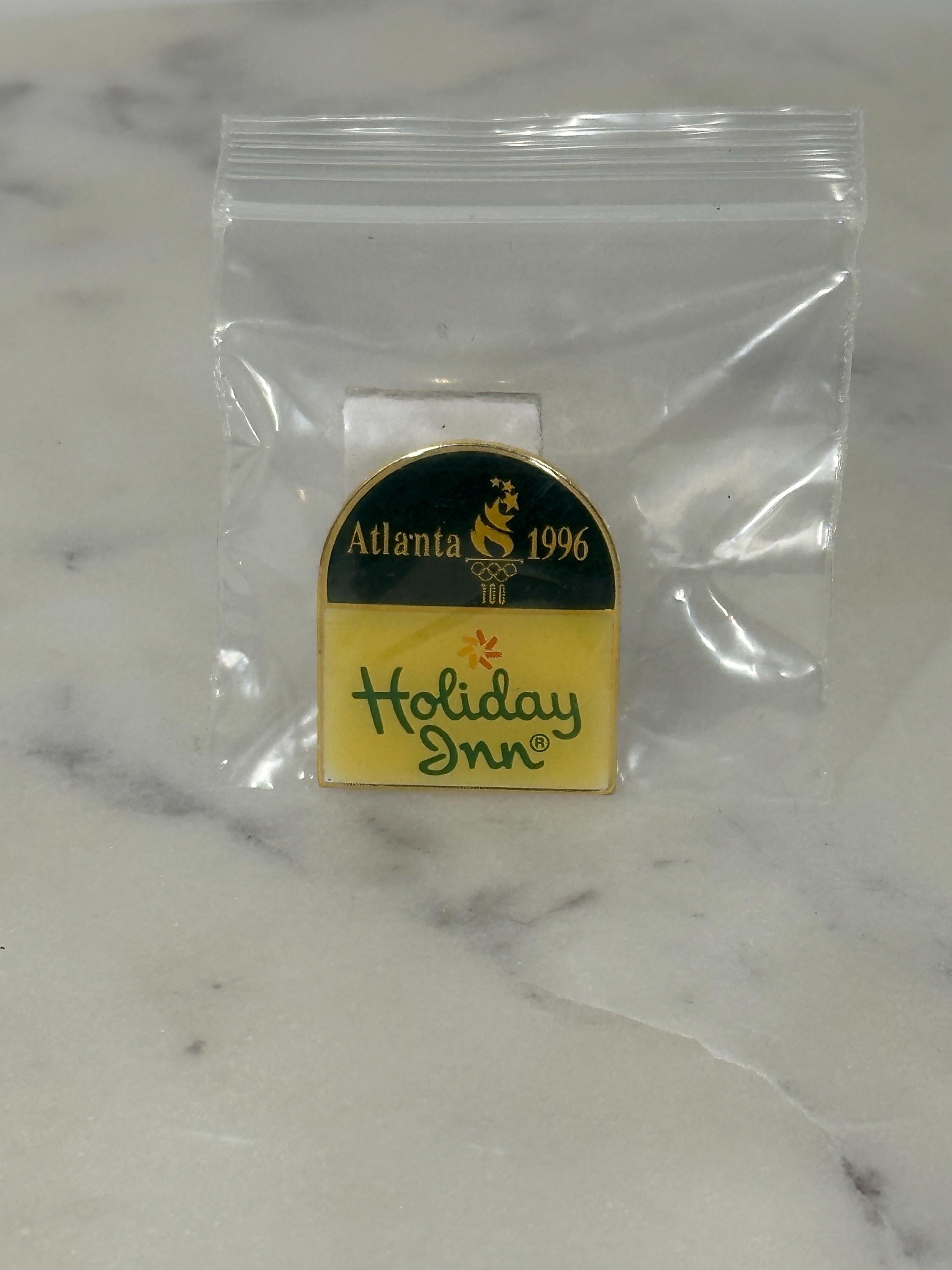 Atlanta 1996 Olympic Pin: Holiday Inn Logo - Vintage Sports Accessory
