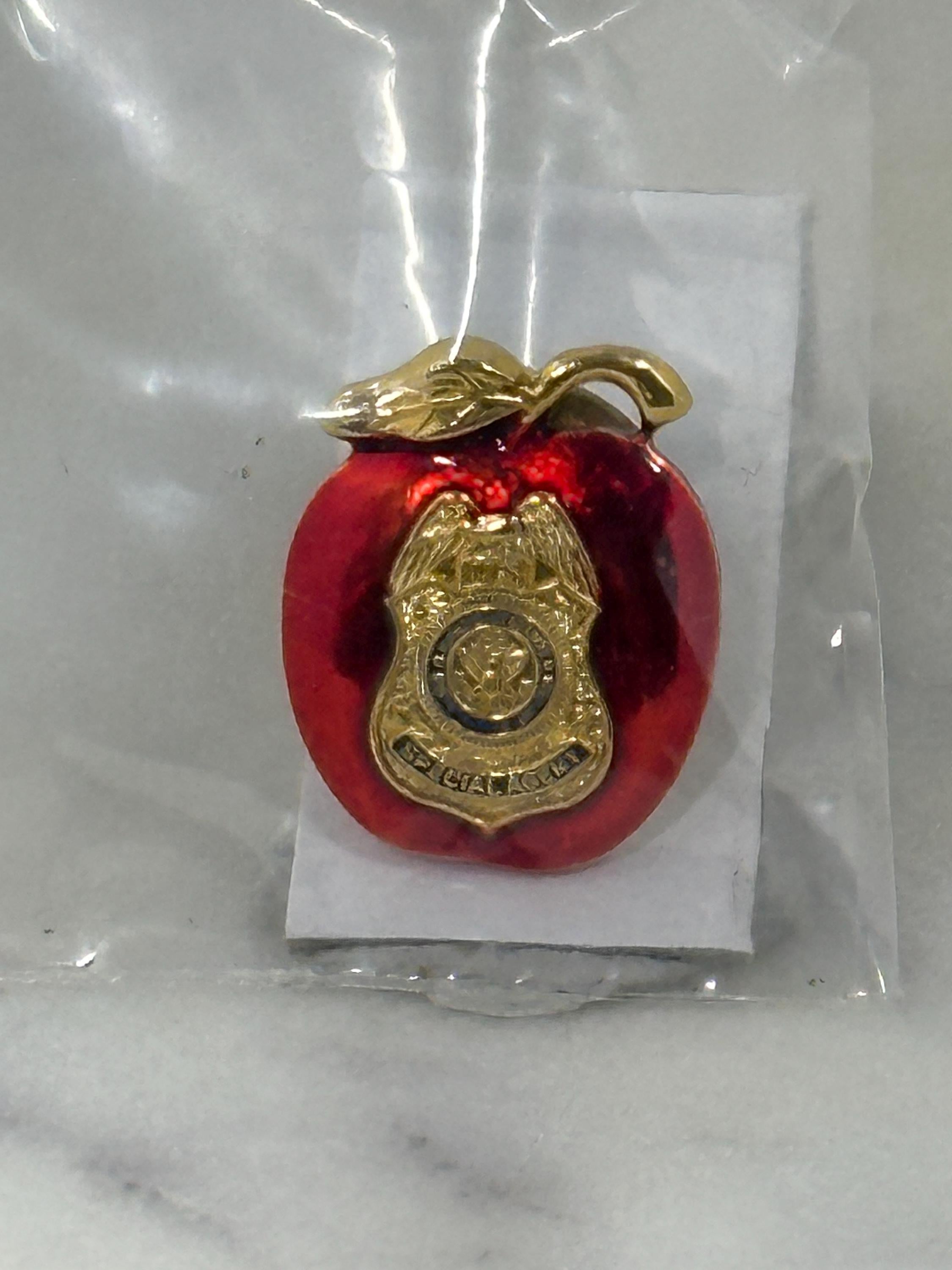 Rare Vintage US Customs Treasury Special Agent Lapel Pin Big Apple New York