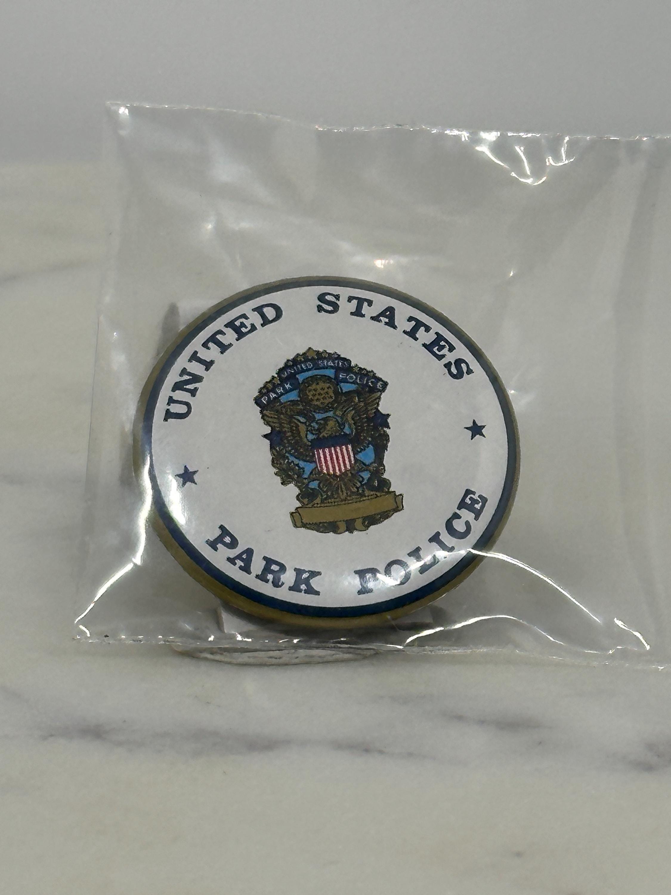 U.S. Park Police Pin: Round Seal Enamel - Law Enforcement Accessory