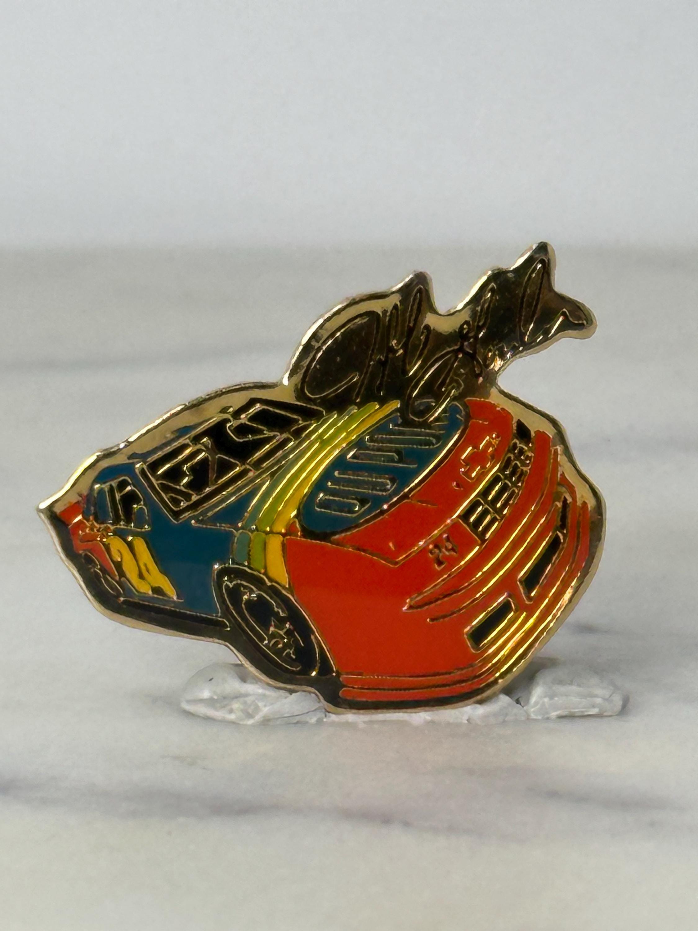 NASCAR #24 Jeff Gordon Enamel Pin: Rainbow Finish - 90s Racing Accessory