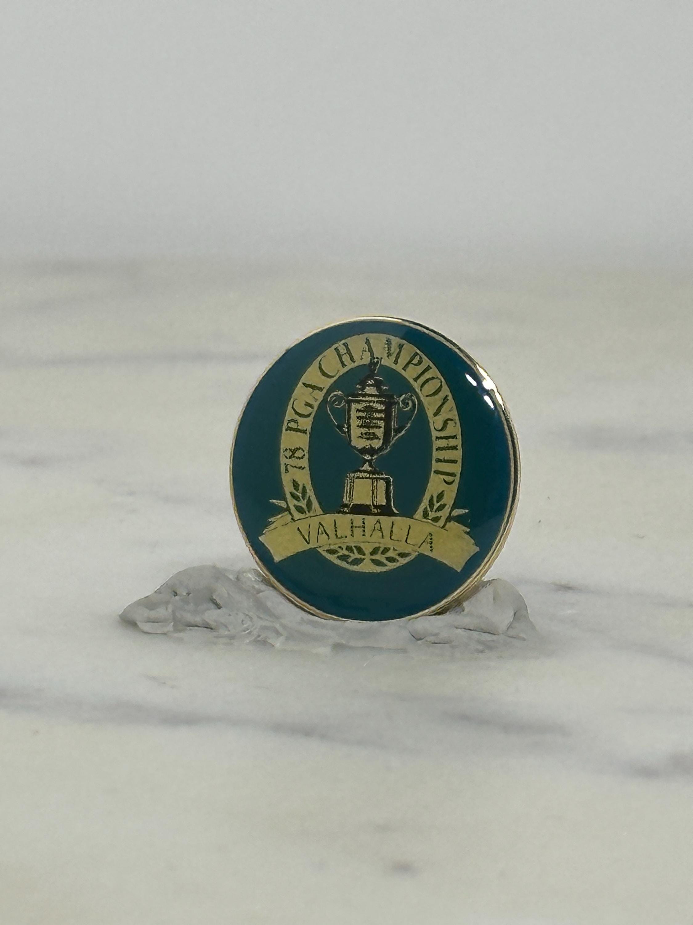 PGA Championship Pin: Teal Gold Enamel - 1996 Golf Collectible Accessory