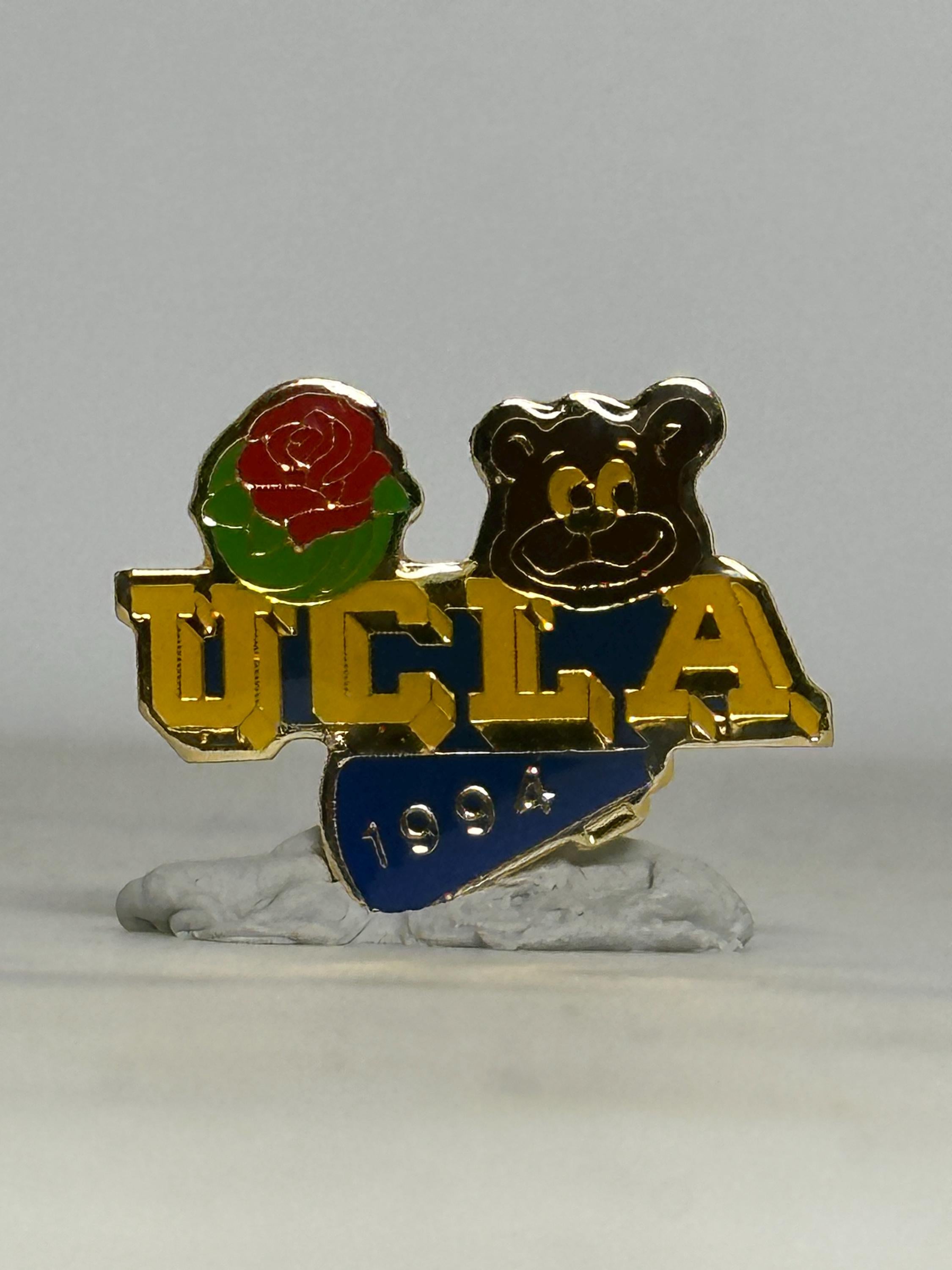 UCLA Rose Bowl Enamel Pin: Gold Blue Finish - 1994 Sports Accessory