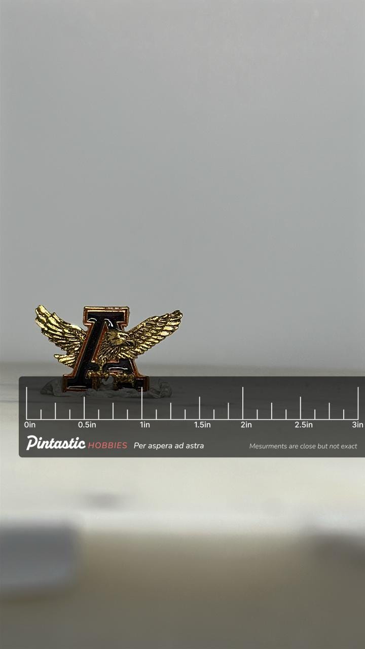 Auburn University Pin: War Eagle with Block “A” – Vintage Tigers Lapel Badge