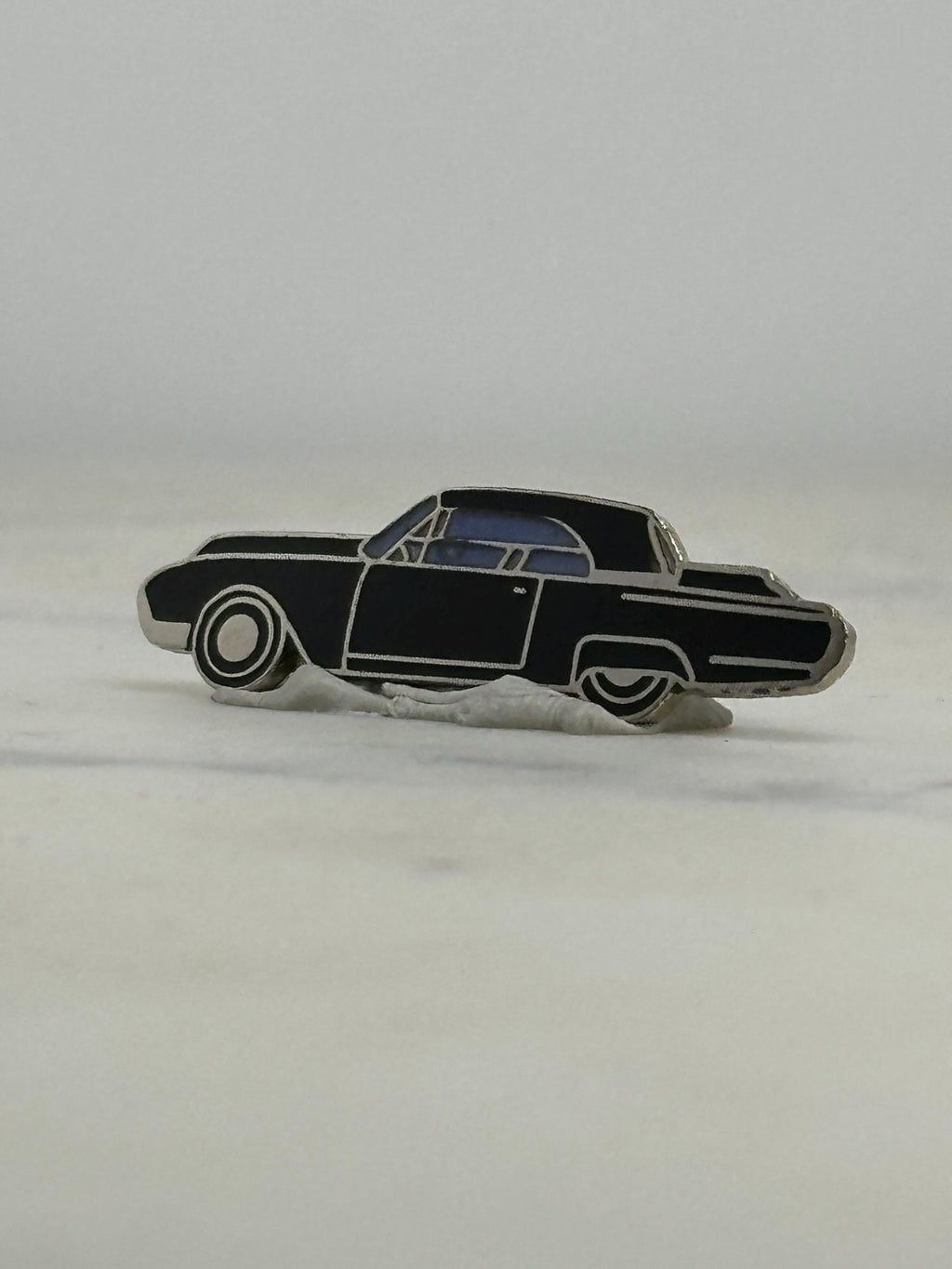 1960s Lincoln Continental Pin: Black Classic Luxury Auto – Vintage Lapel