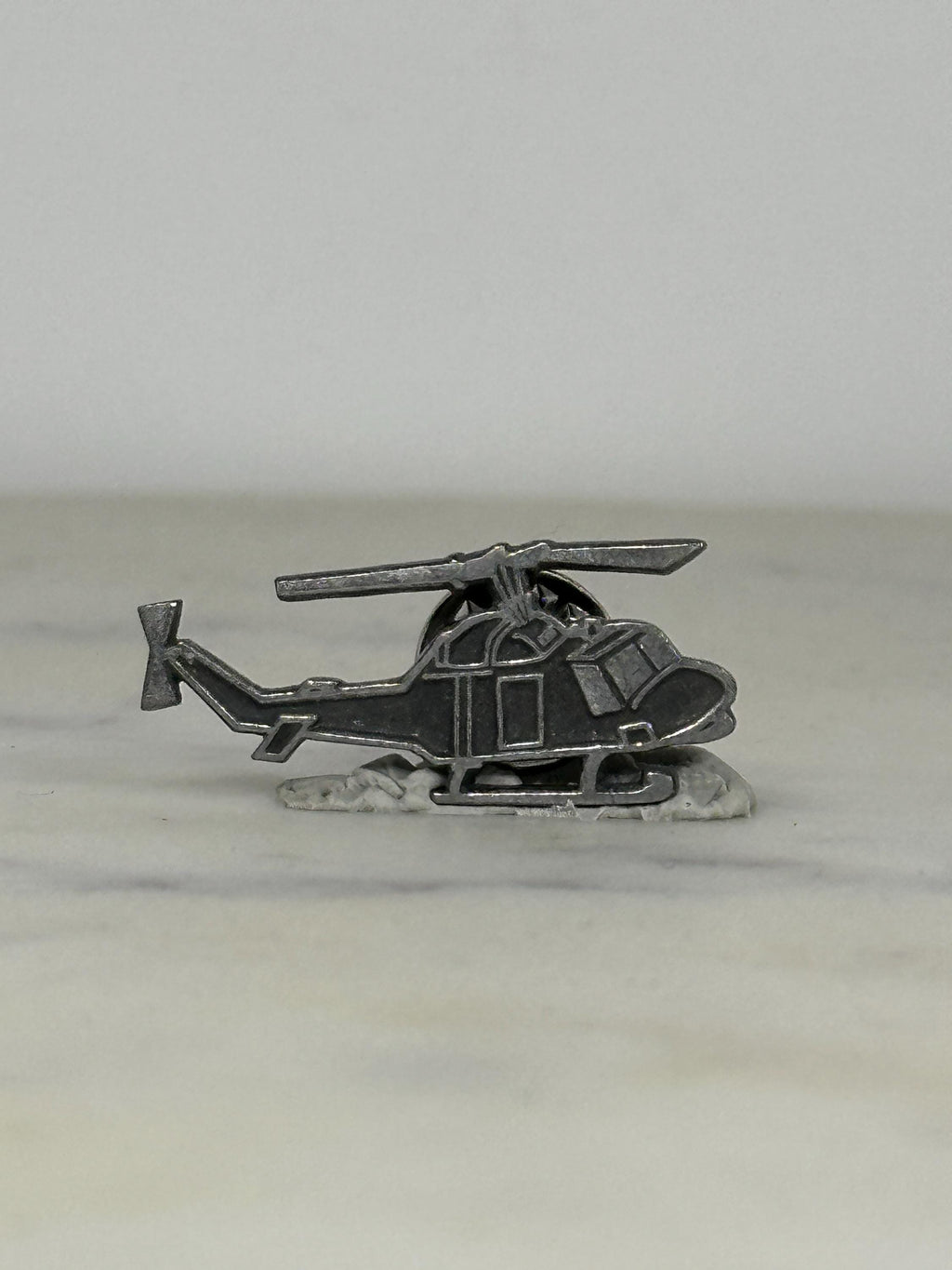 Bell UH-1 “Huey” Helicopter Pin – Vintage Vietnam War Era Military Lapel