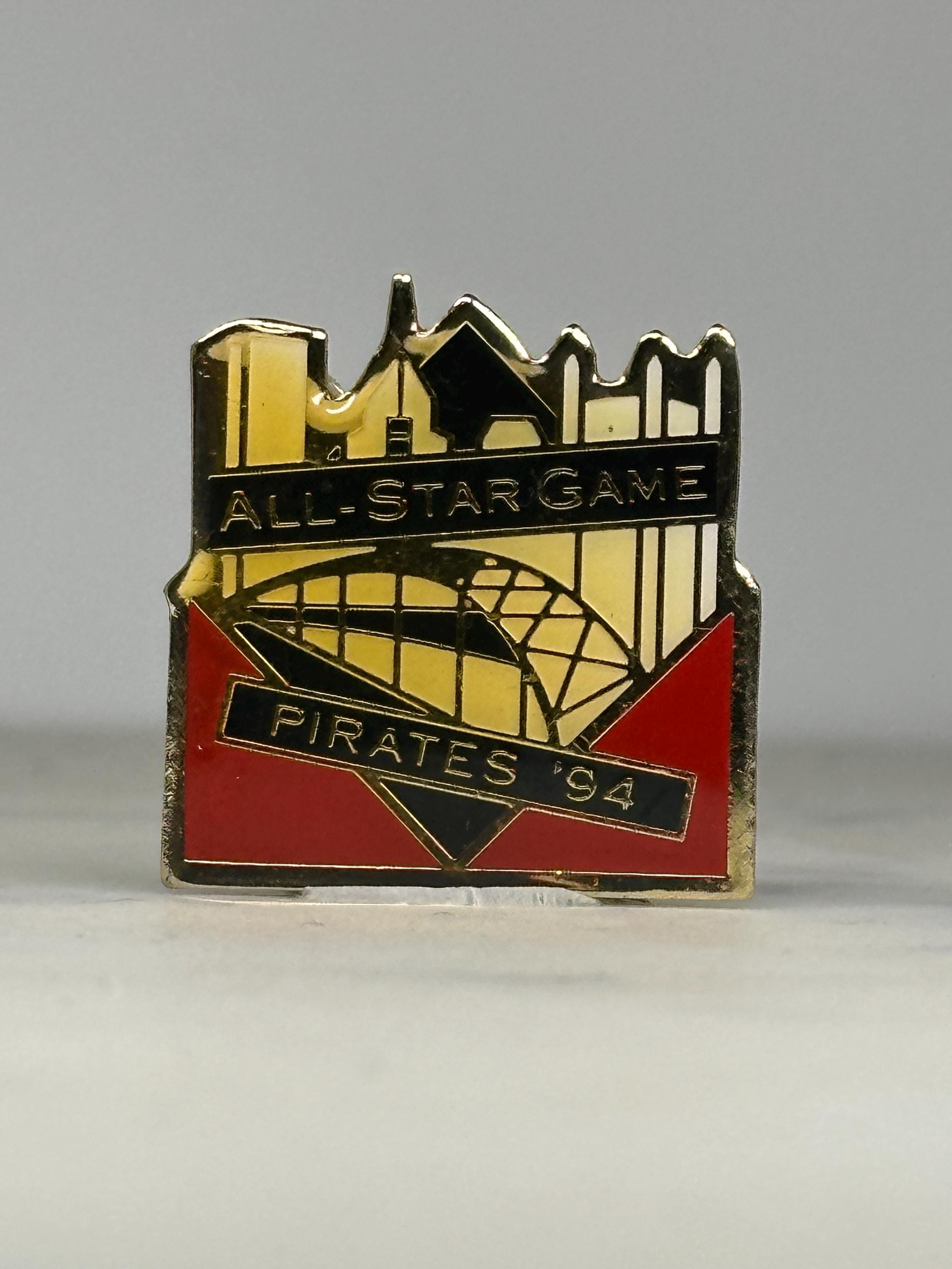 1994 All-Star Game Pin: Gold & Red Enamel - MLB Pirates Collectible