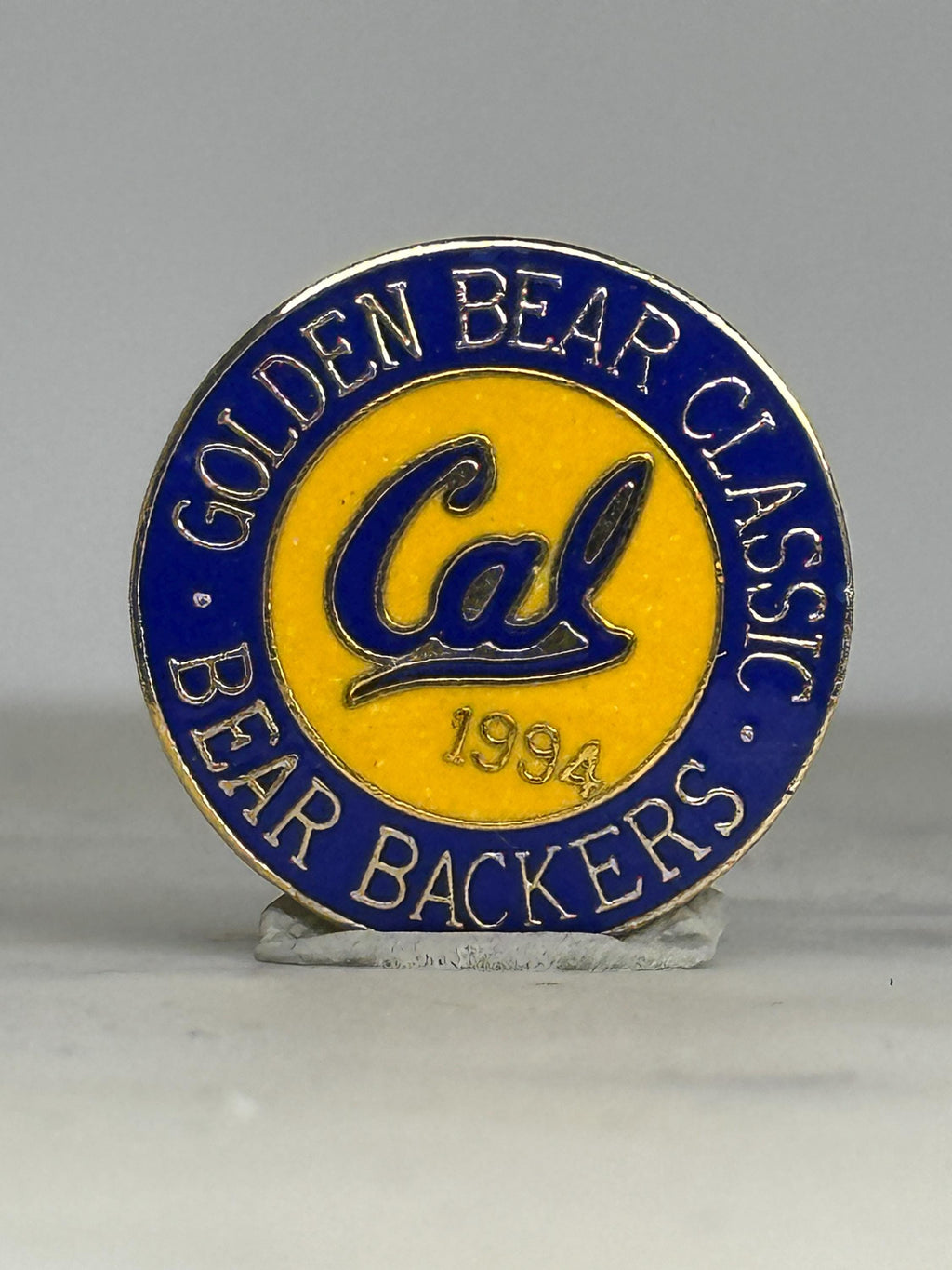 Cal Golden Bear Classic Pin: Blue & Gold Enamel - 1994 College Accessory