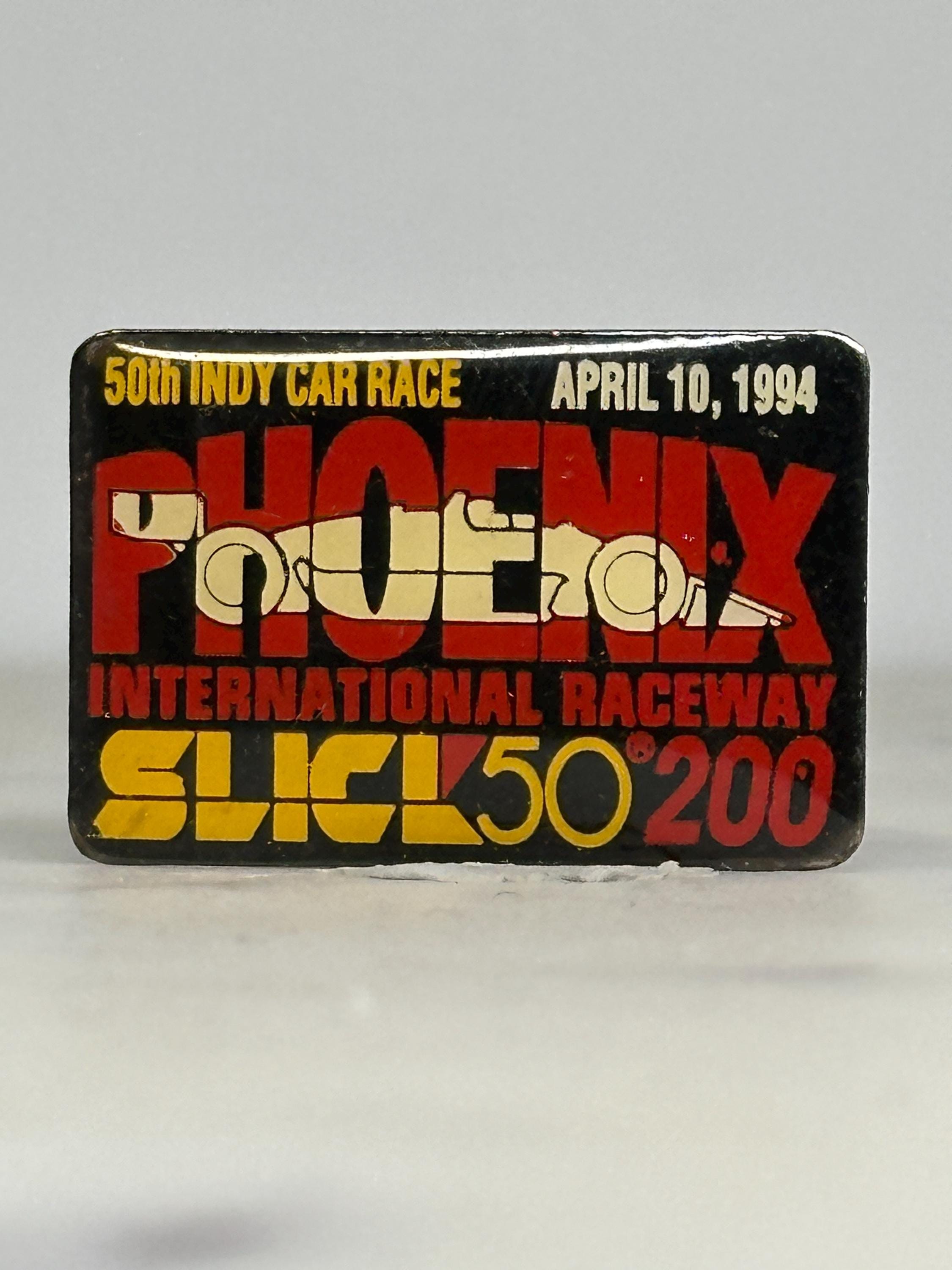 Phoenix Raceway Racing Pin: Black Enamel Finish - 1994 IndyCar Accessory