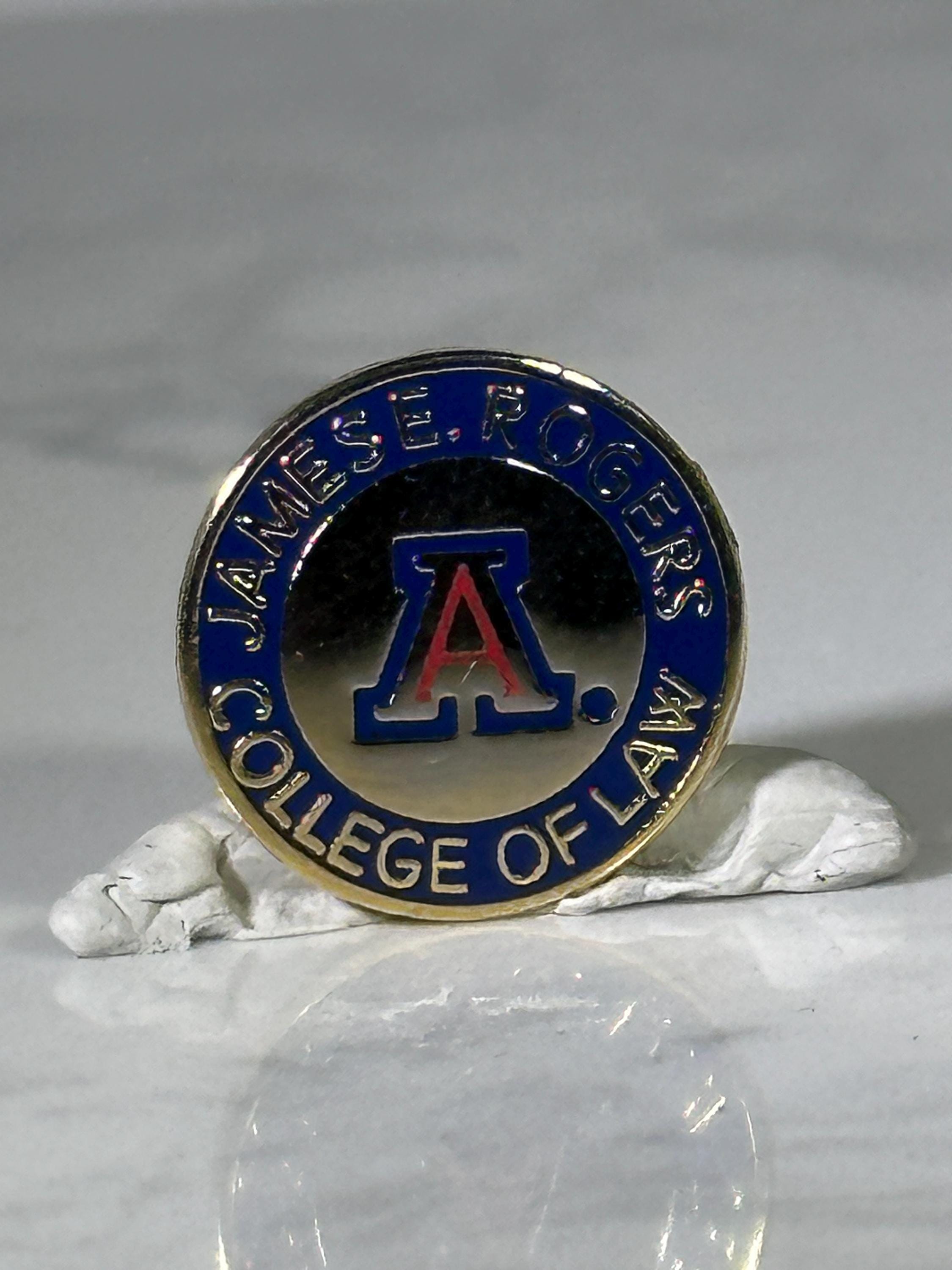University of Arizona Law School Pin: Gold & Blue Enamel - College Collectible Accessory