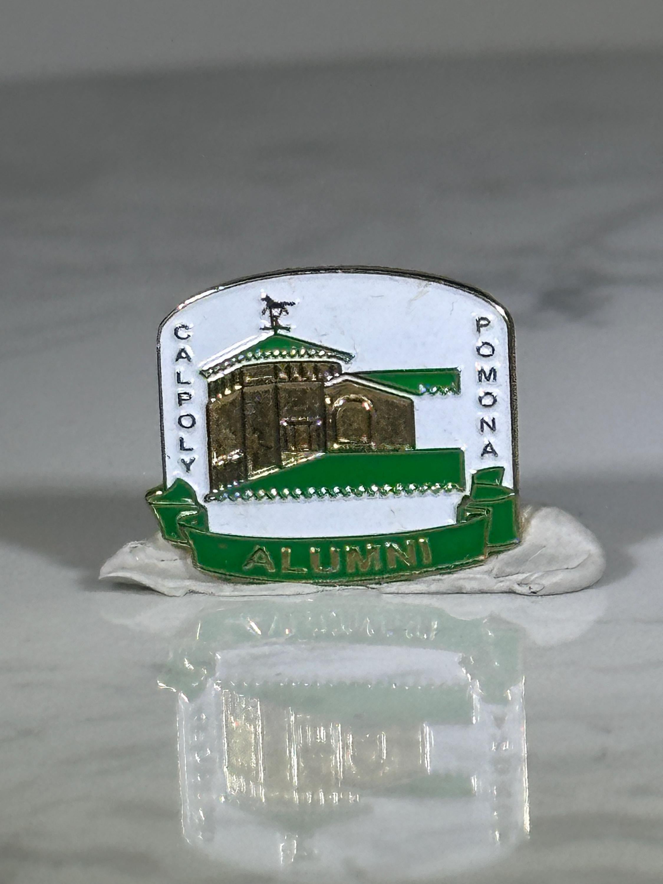 Cal Poly Pomona Alumni Pin: Green & Gold Enamel - College Pride Accessory