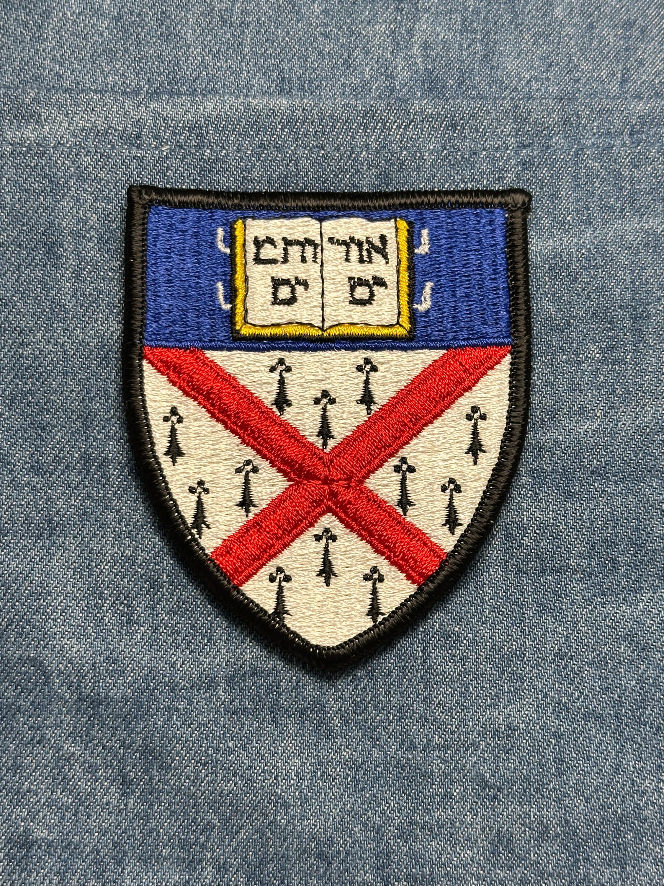 Yale College Sew-On Patch: Shield Crest - Collegiate Accessory