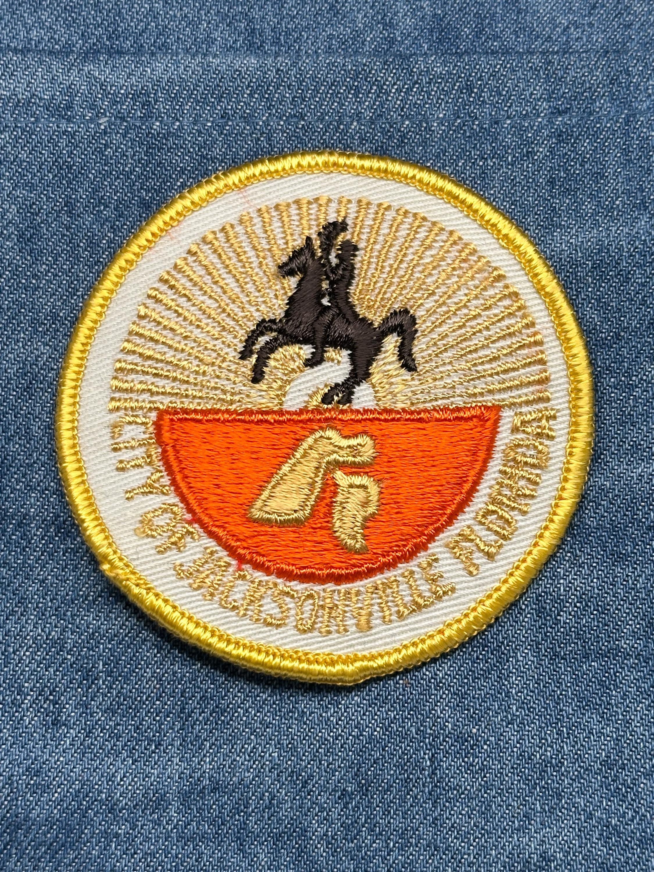 Jacksonville Florida Patch: Sew-On Gold Trim - City Emblem Accessory