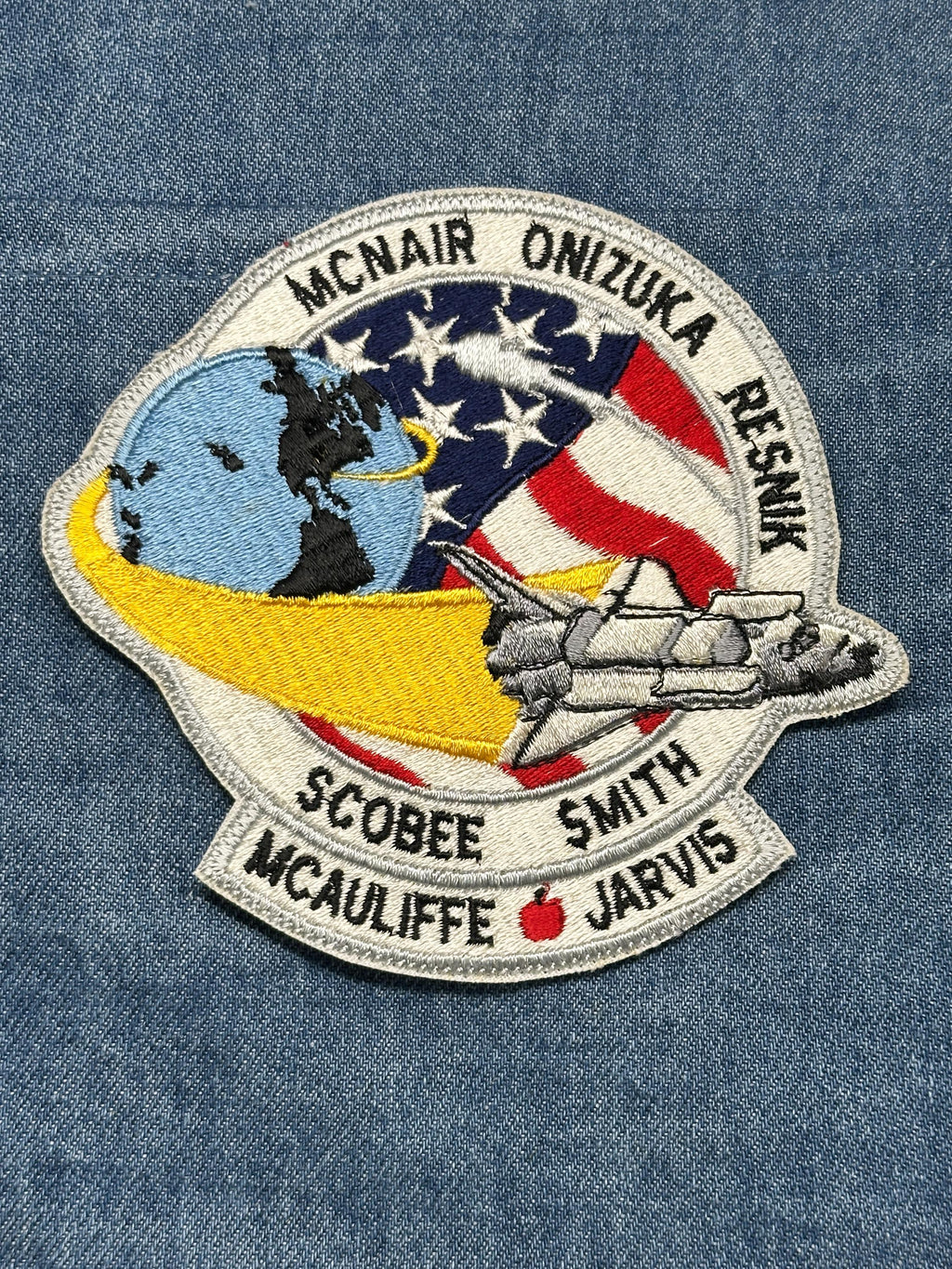 NASA Challenger STS-51L Mission Patch: Iron-On Multicolor - 1980s Space Shuttle Tribute