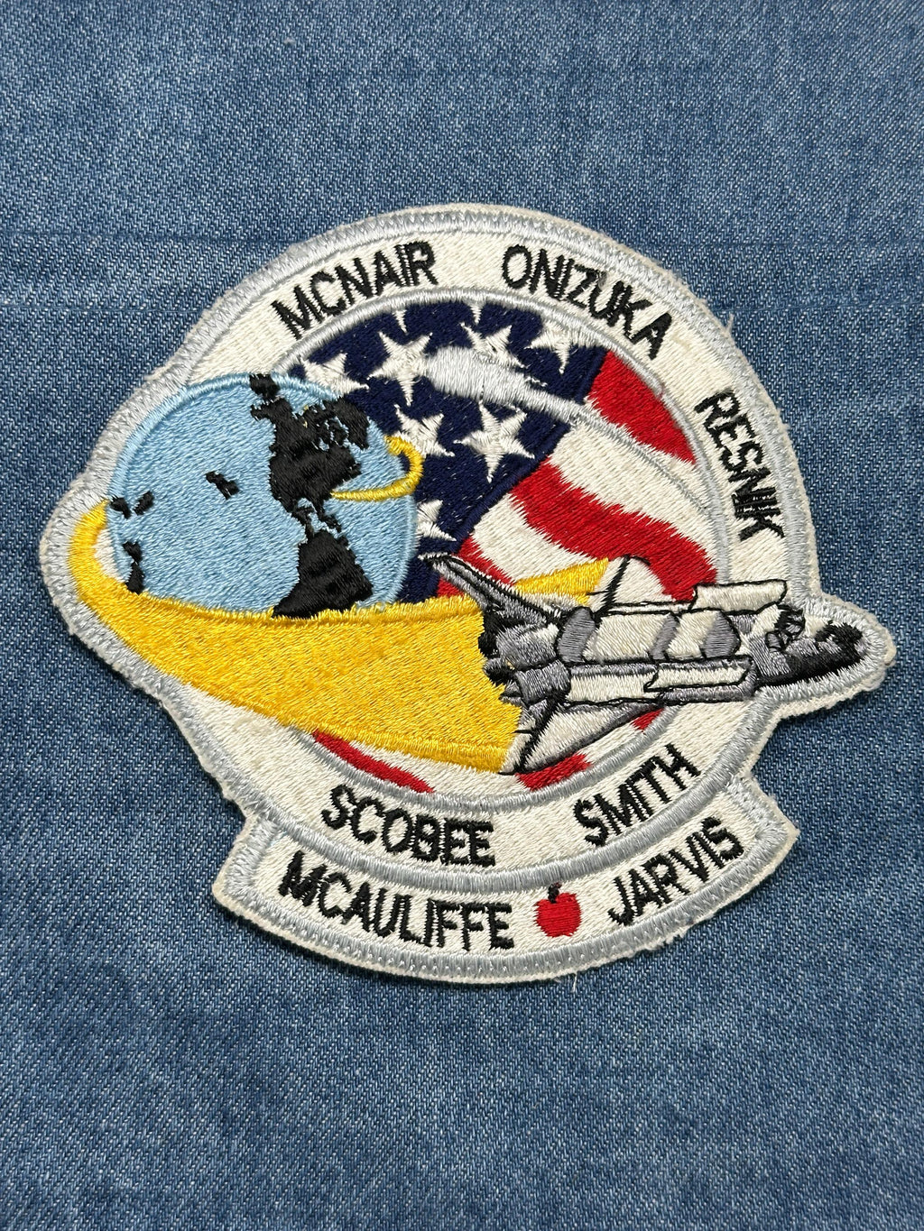 NASA Challenger  STS-51L Mission Patch: Sew-On Multicolor - 1980s Space Shuttle Tribute