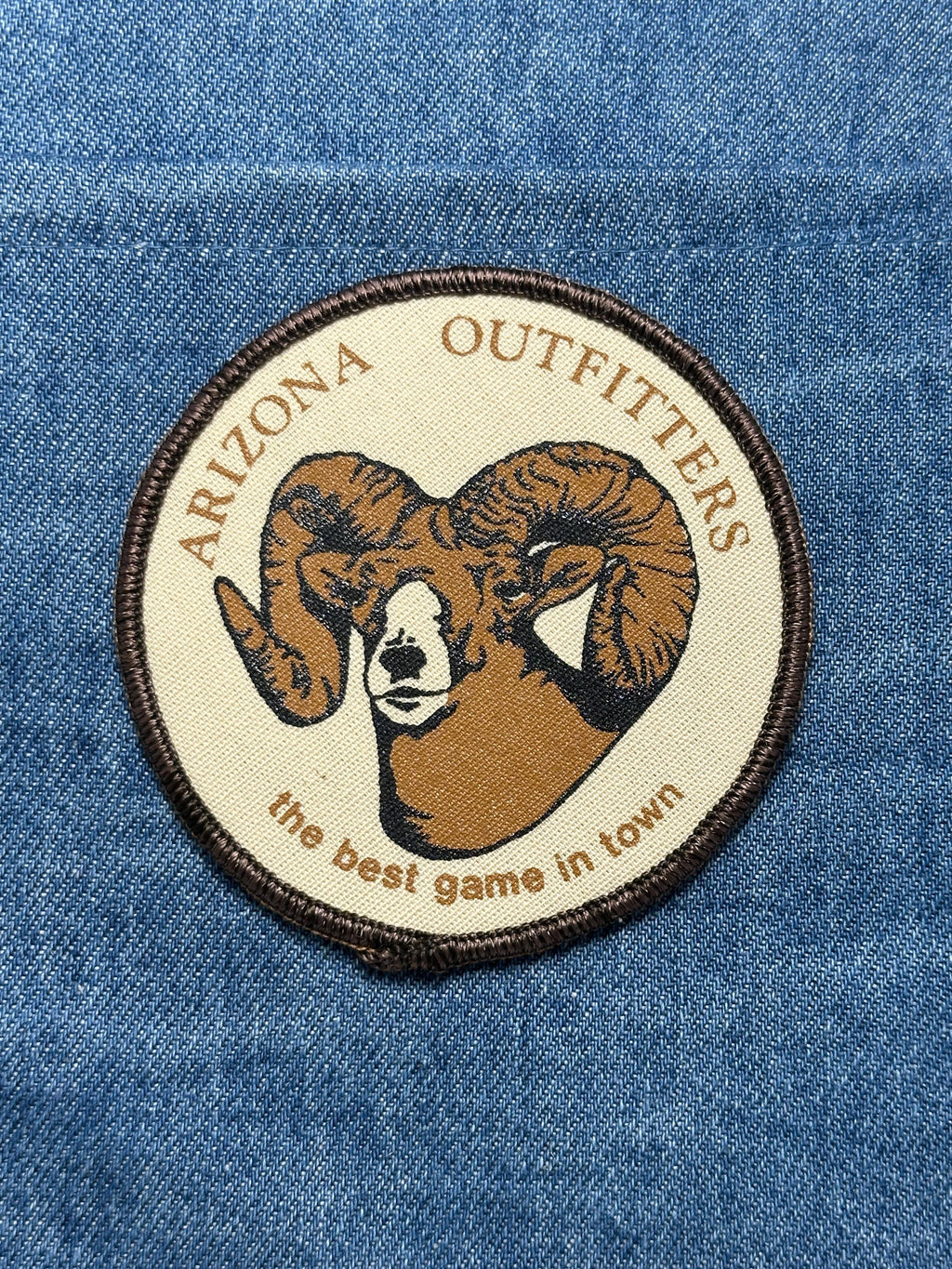 Arizona Outfitters Collectable Patch: Sew-On Tan Brown - Vintage Wildlife Accessory