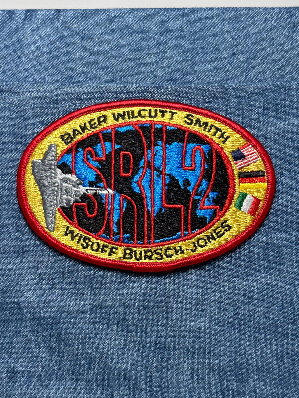 NASA STS-68 Collectable Patch: Iron-On Bold Color - Space Mission Accessory