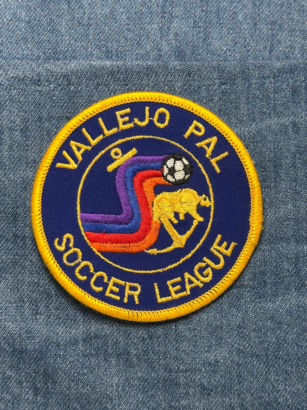 Vallejo PAL Soccer League Patch: Sew-On Bold Colors - Youth Sports Accessory