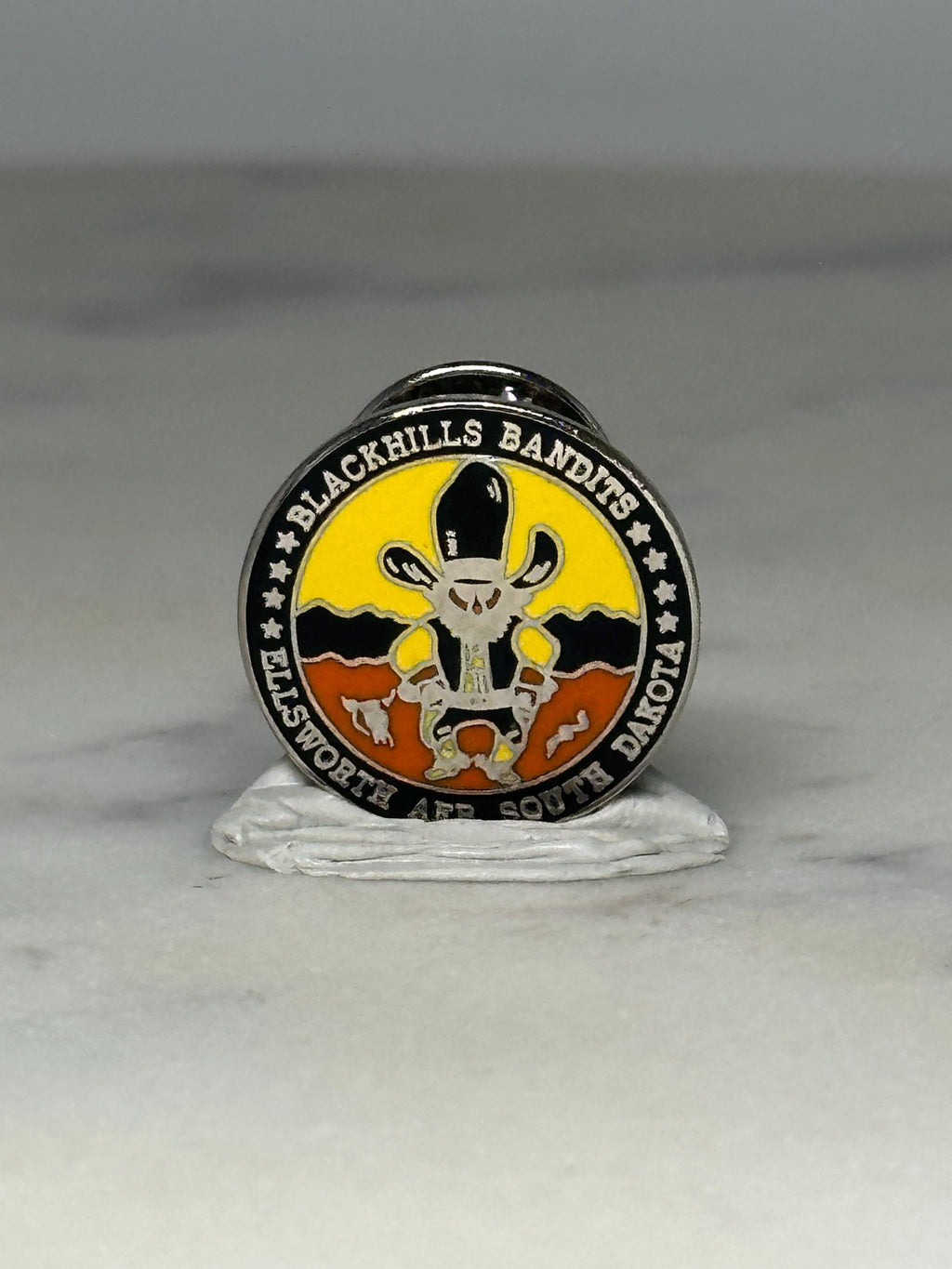 Blackhills Bandits Lapel Pin: Bold Enamel Finish - Military Souvenir Accessory