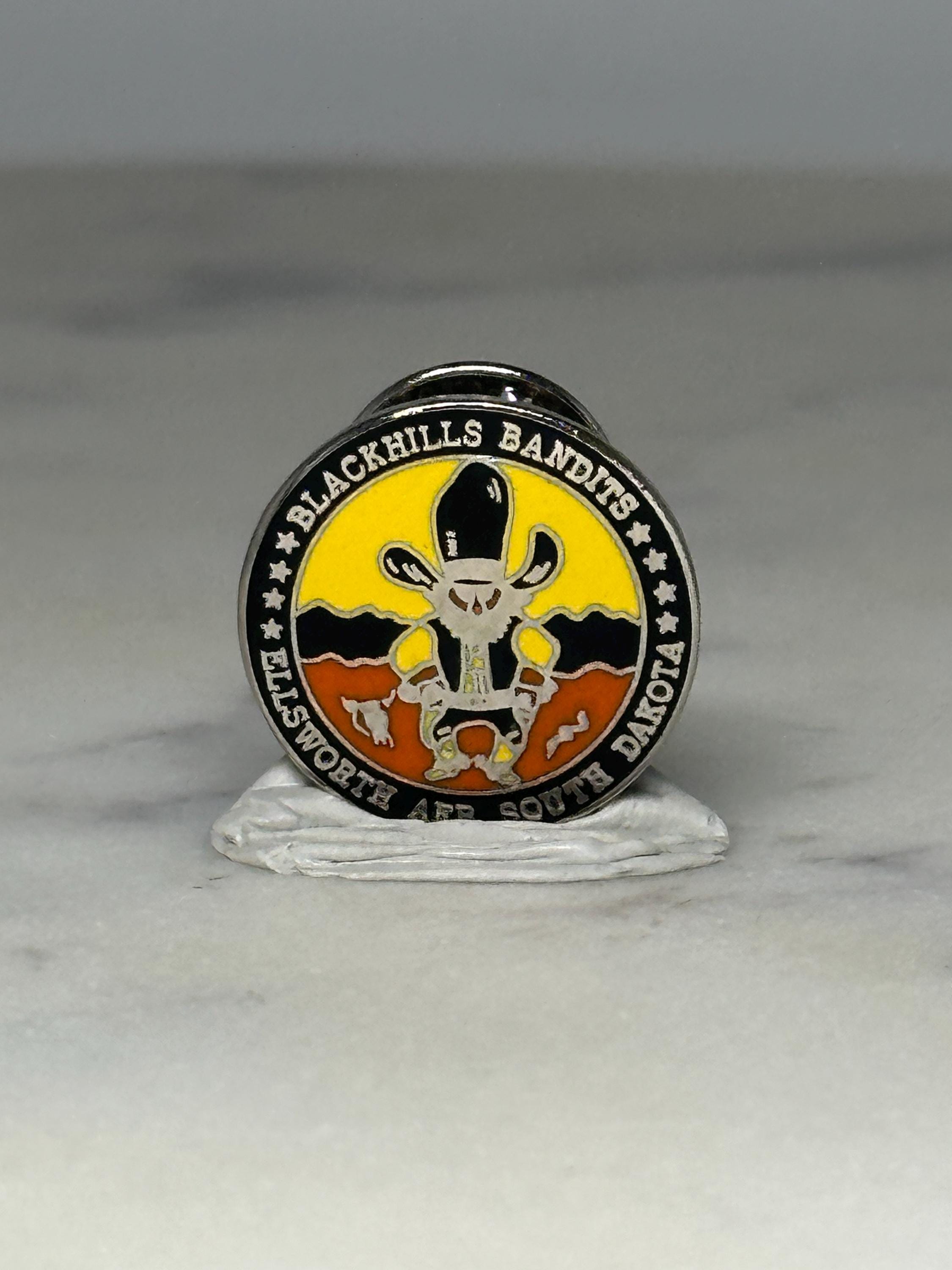 Blackhills Bandits Lapel Pin: Bold Enamel Finish - Military Souvenir Accessory