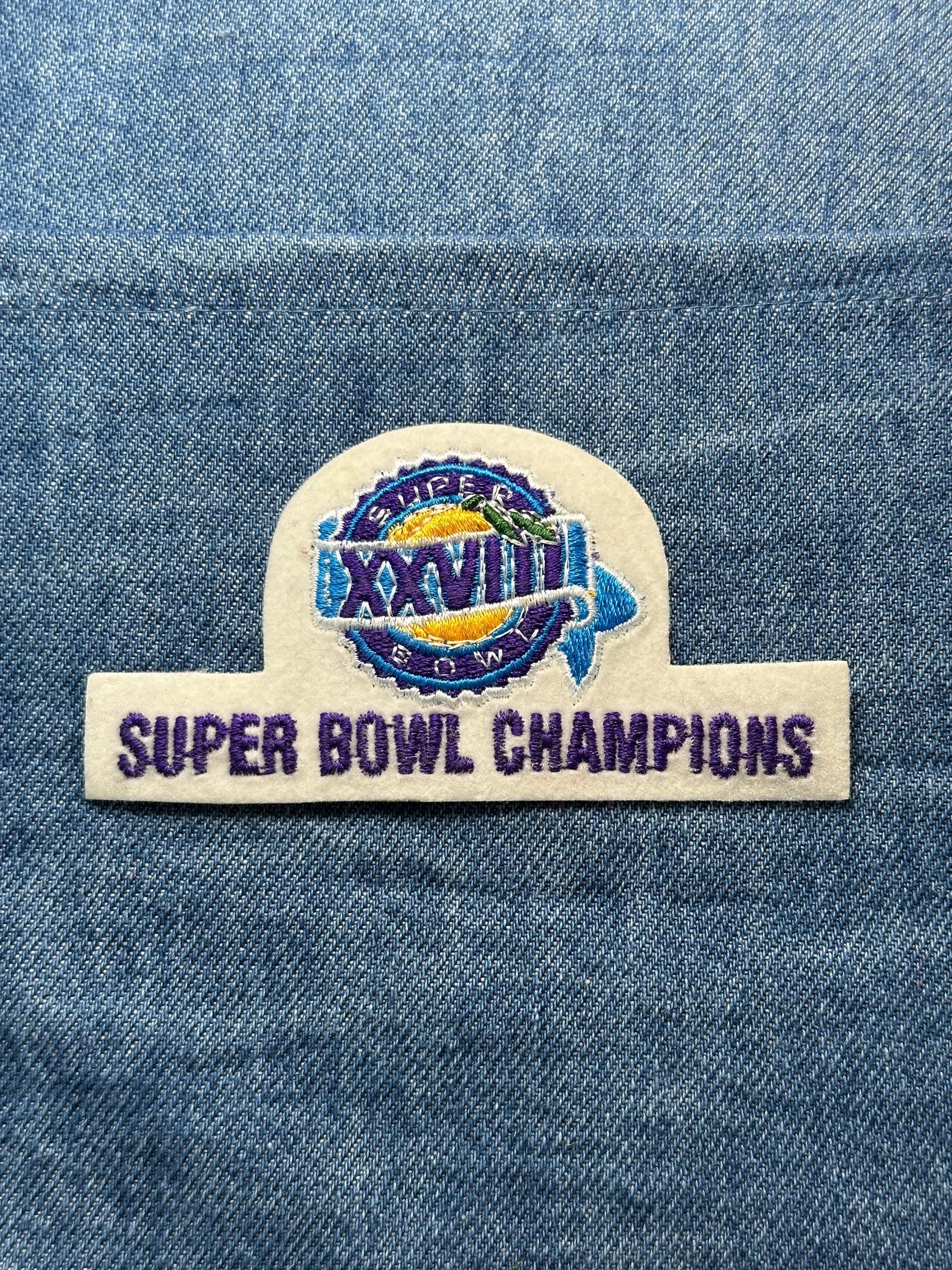 Super Bowl XXVIII Collectable Patch: Iron-On Felt Finish - 1990s Sports Accessory