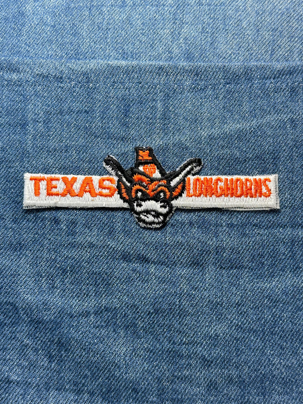 Texas Longhorns Collectable Patch: Iron-On Orange & White - College Accessory