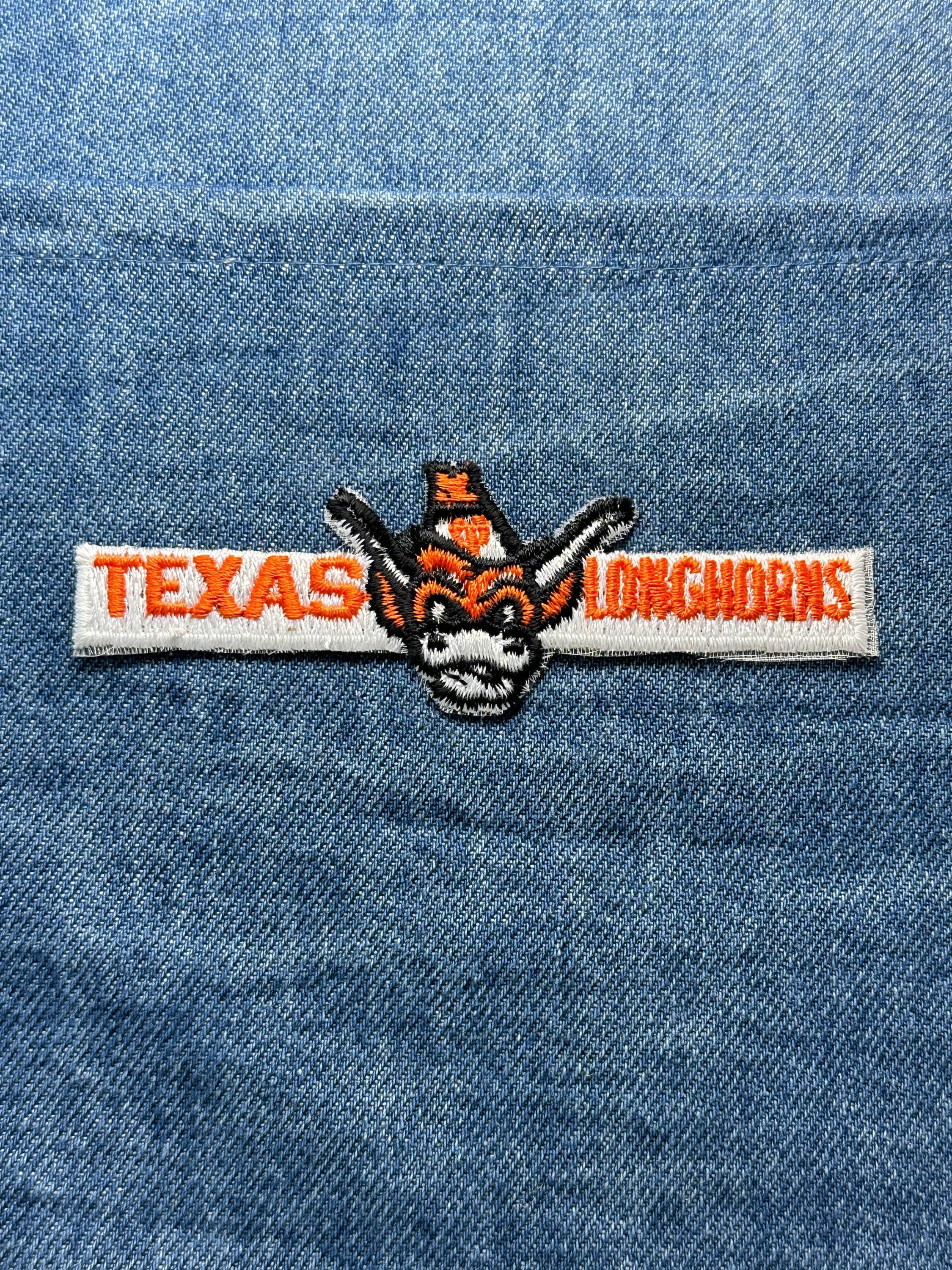 Texas Longhorns Collectable Patch: Iron-On Orange & White - College Accessory