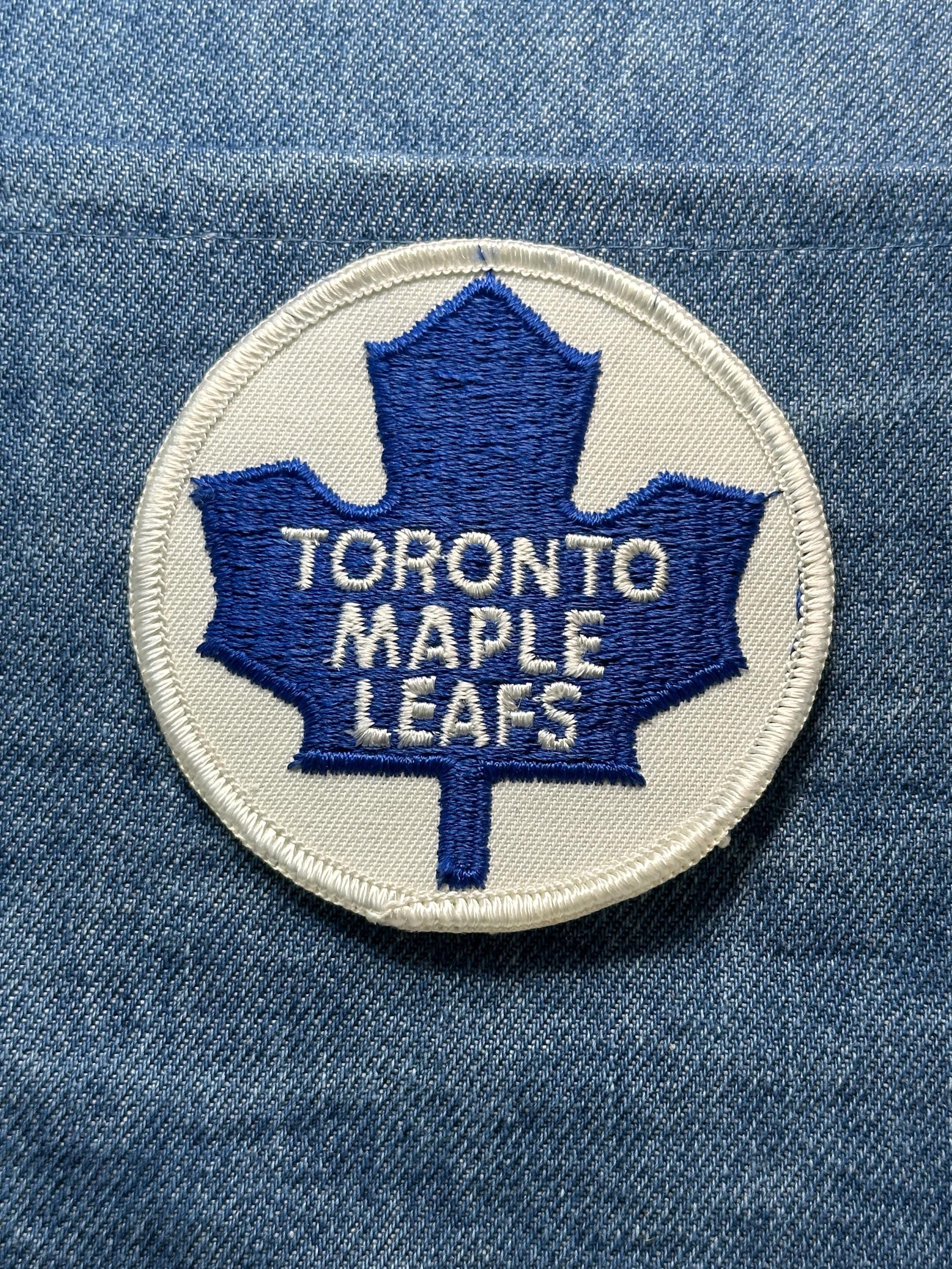Toronto Maple Leafs Collectable Patch: Sew-On Blue/White - Vintage Sports Accessory