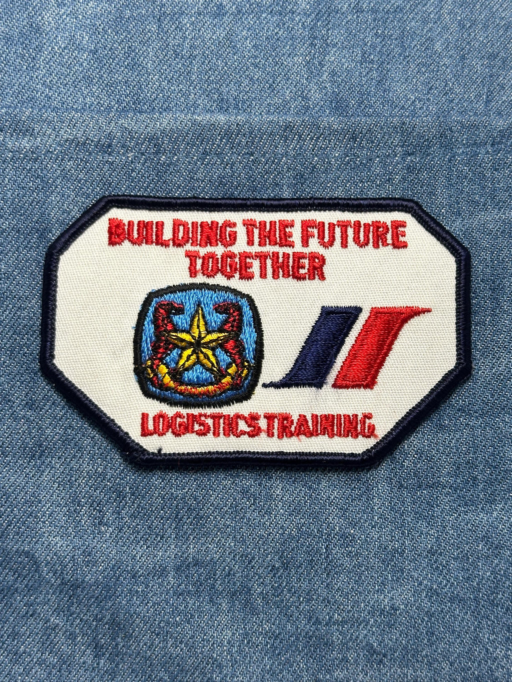 Logistics Training Collectable Patch: Iron-On Red White Blue - Career Accessory