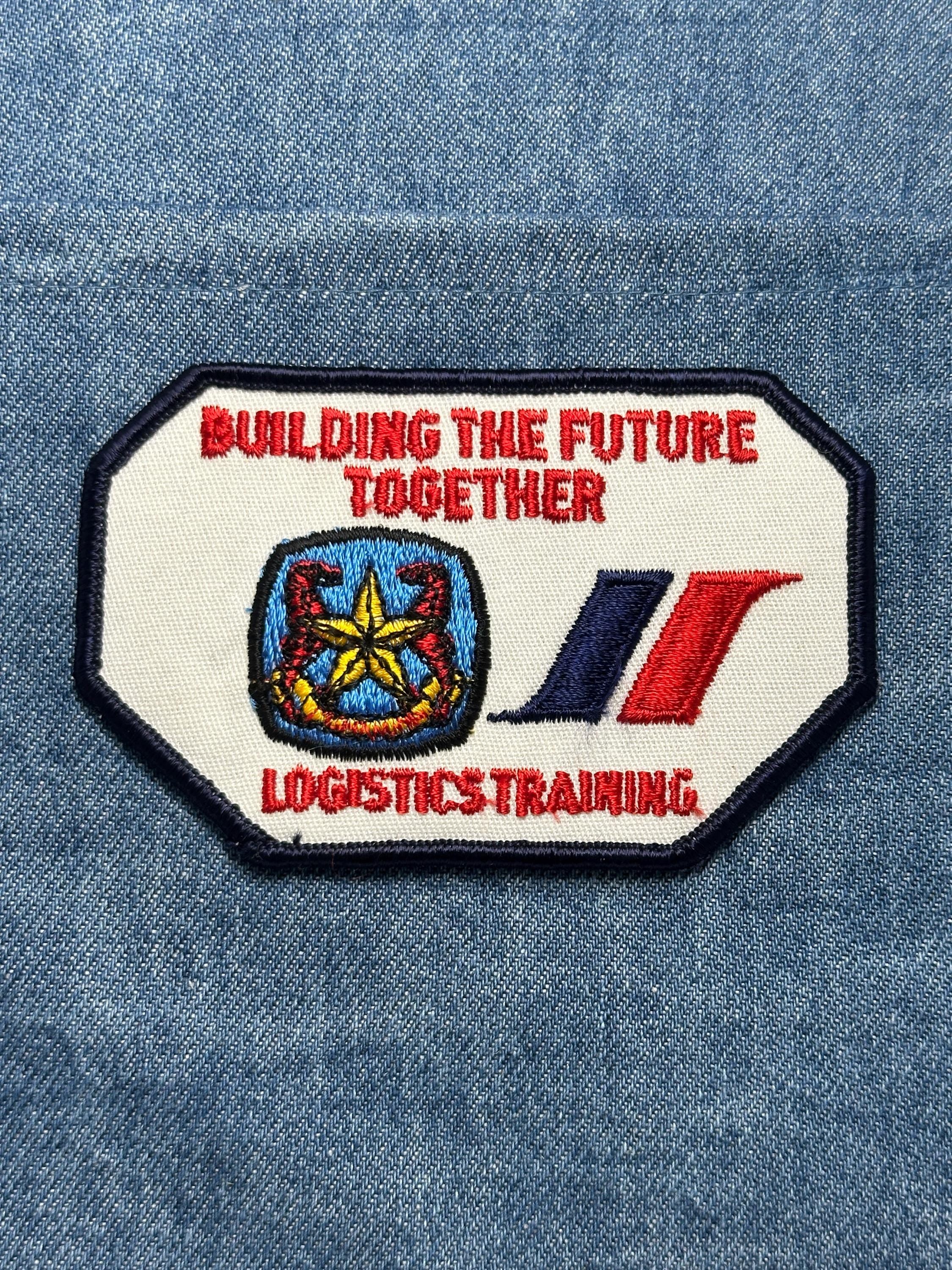 Logistics Training Collectable Patch: Iron-On Red White Blue - Career Accessory