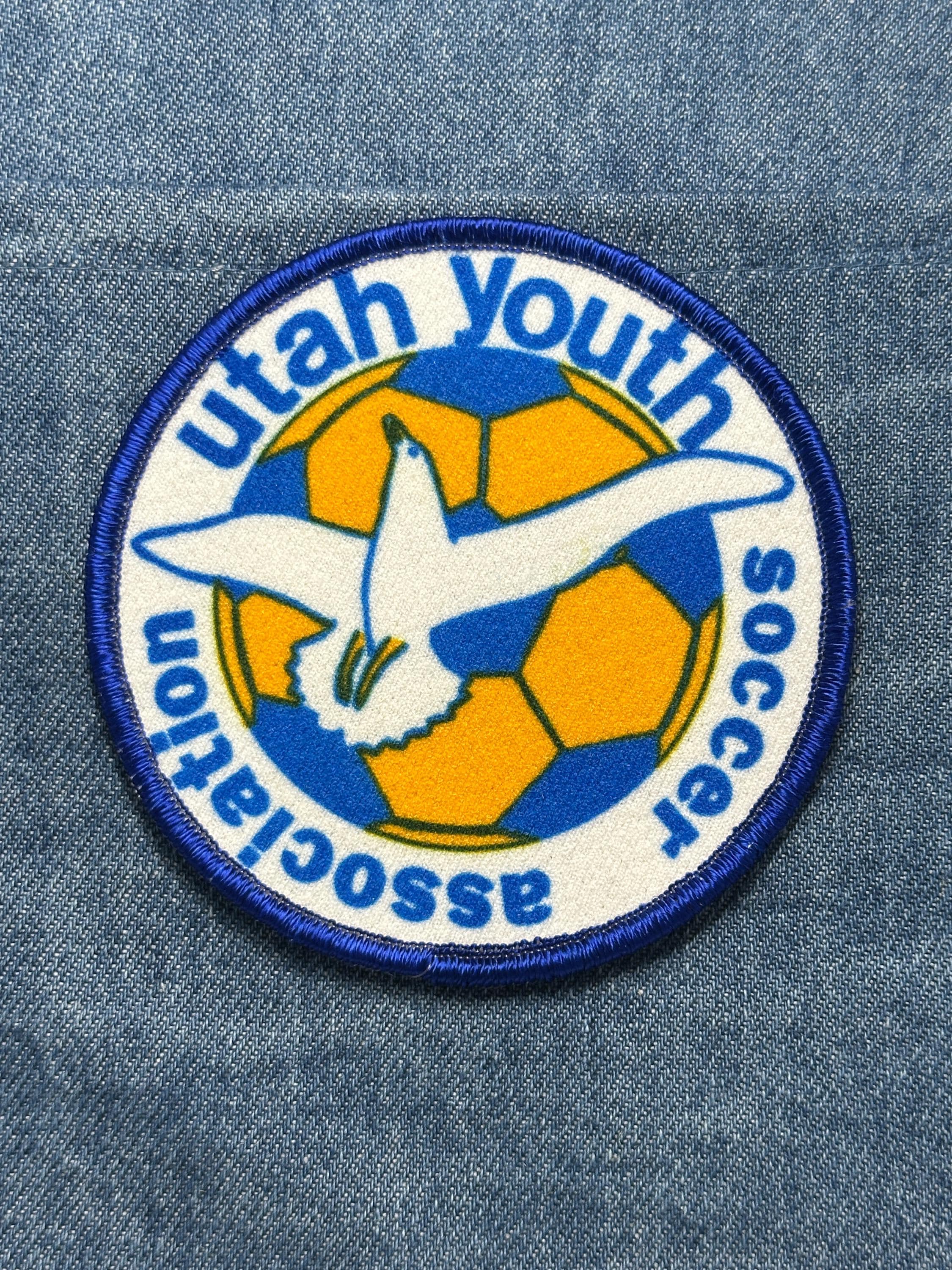 Utah Youth Soccer Patch: Sew-On Twill Finish - Vintage Sports Accessory