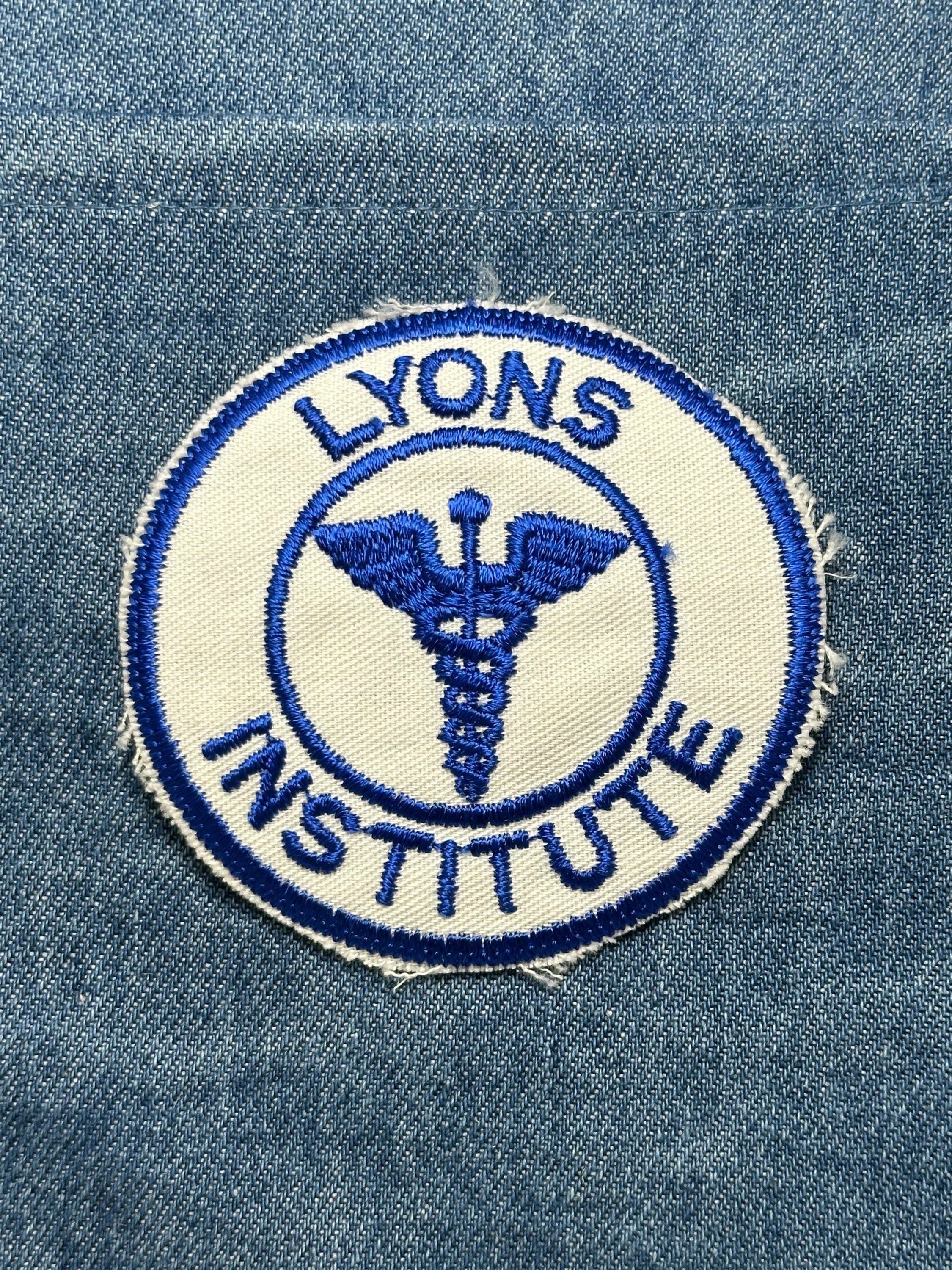 Lyons Institute Collectable Patch: Iron-On Blue & White - Medical Accessory