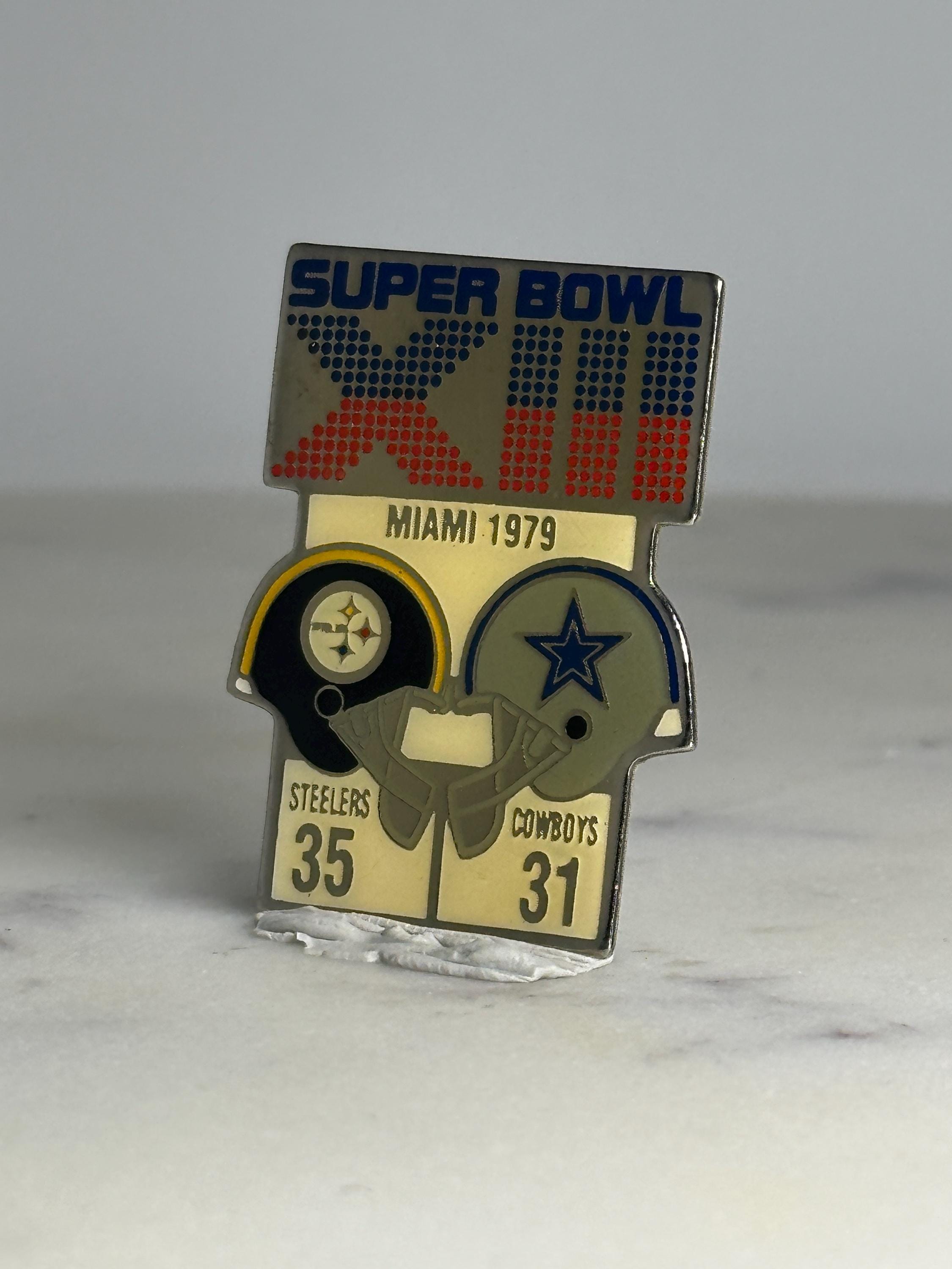 Super Bowl XIII Collector Pin: Enamel Finish - 1979 Sports Accessory