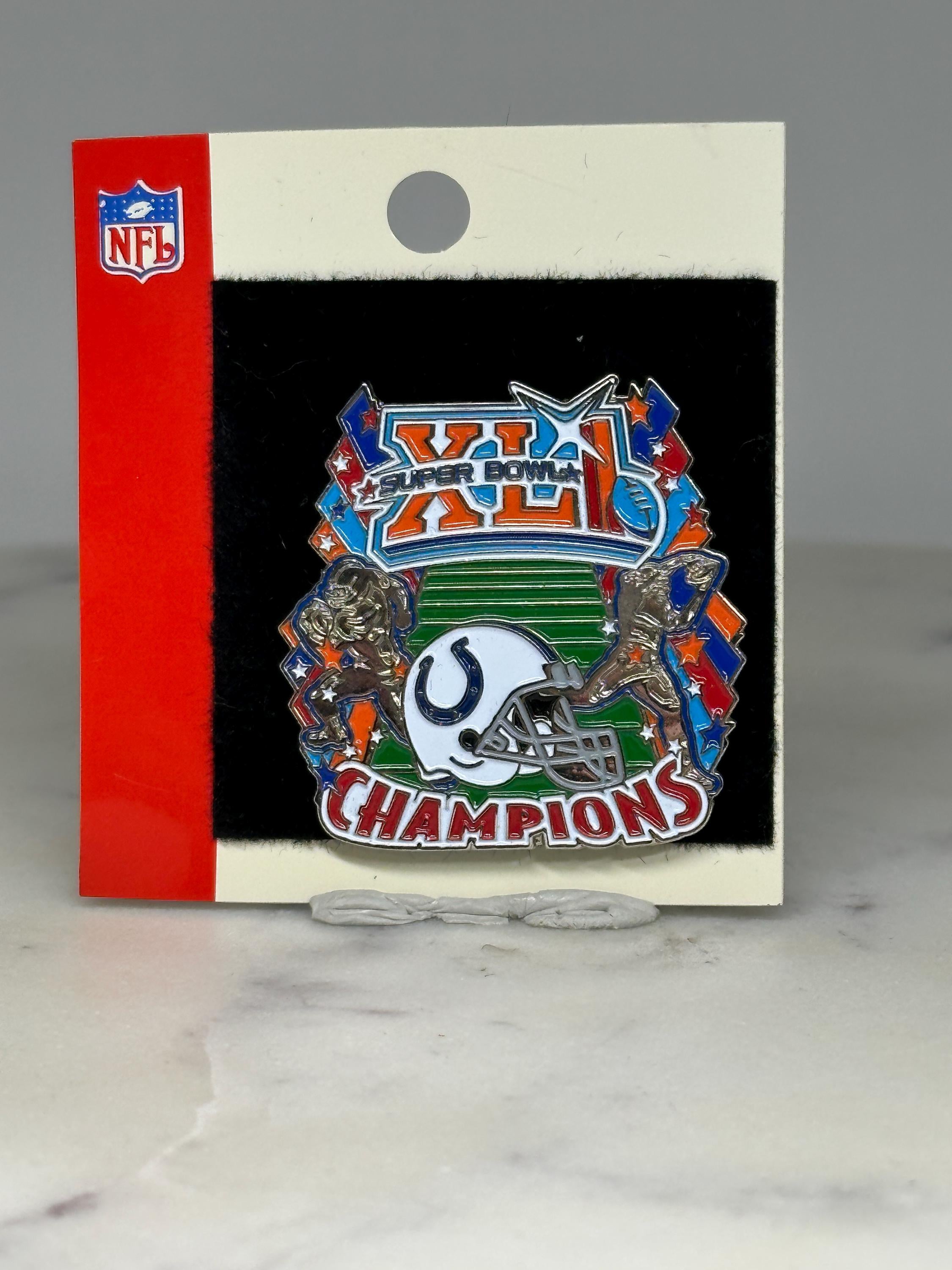 Super Bowl XLI Champions Pin: NFL Colts Enamel - Sports Collectible Accessory