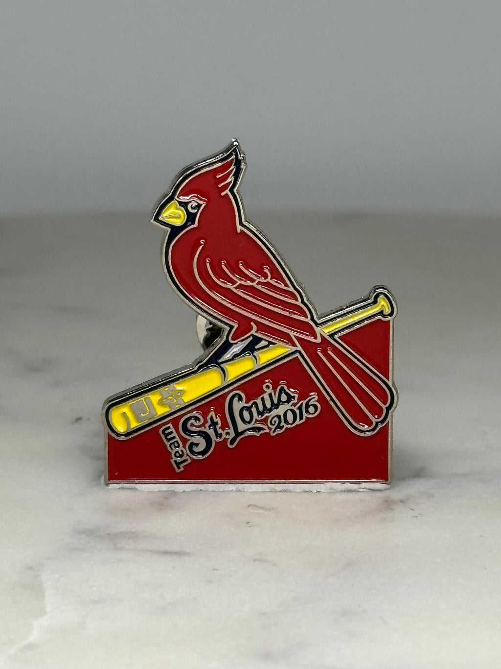 St. Louis Cardinals Pin: Red Enamel Finish - Baseball Sports Accessory