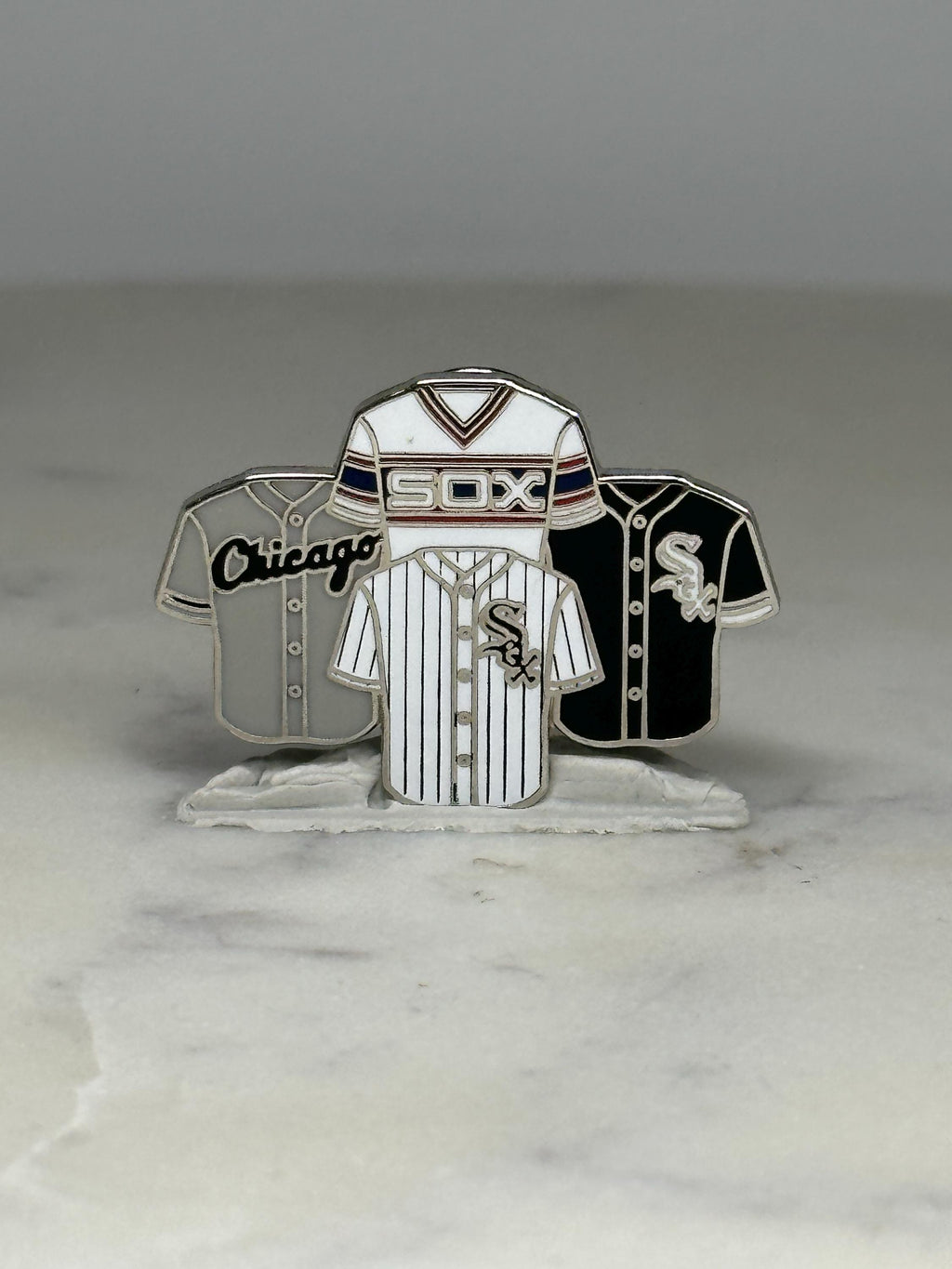 Chicago White Sox Jersey Pin: Enamel Multi-Color - MLB Baseball Accessory