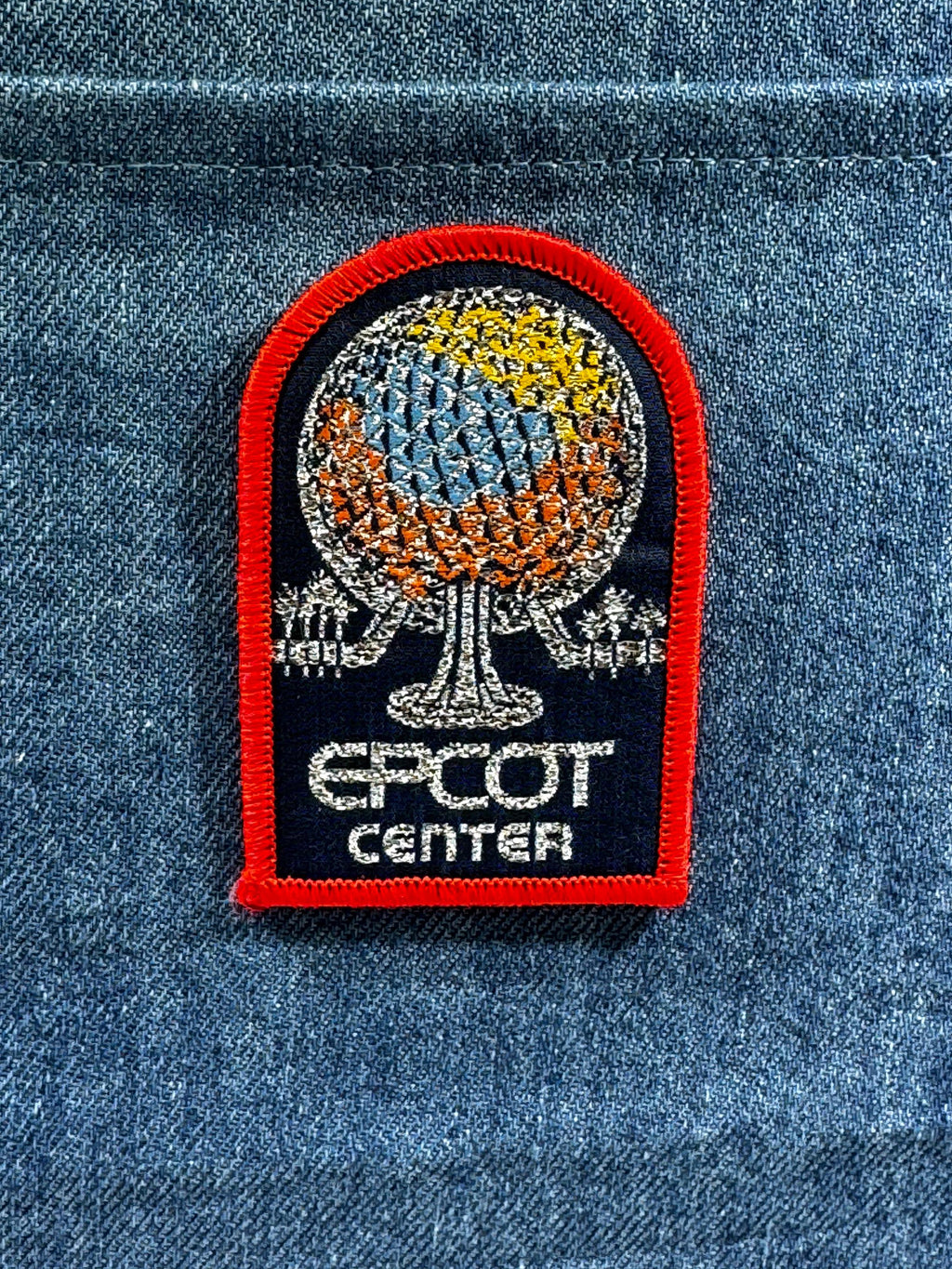 EPCOT Center Collectable Patch: Iron-On Multi-Color - Retro Theme Accessory