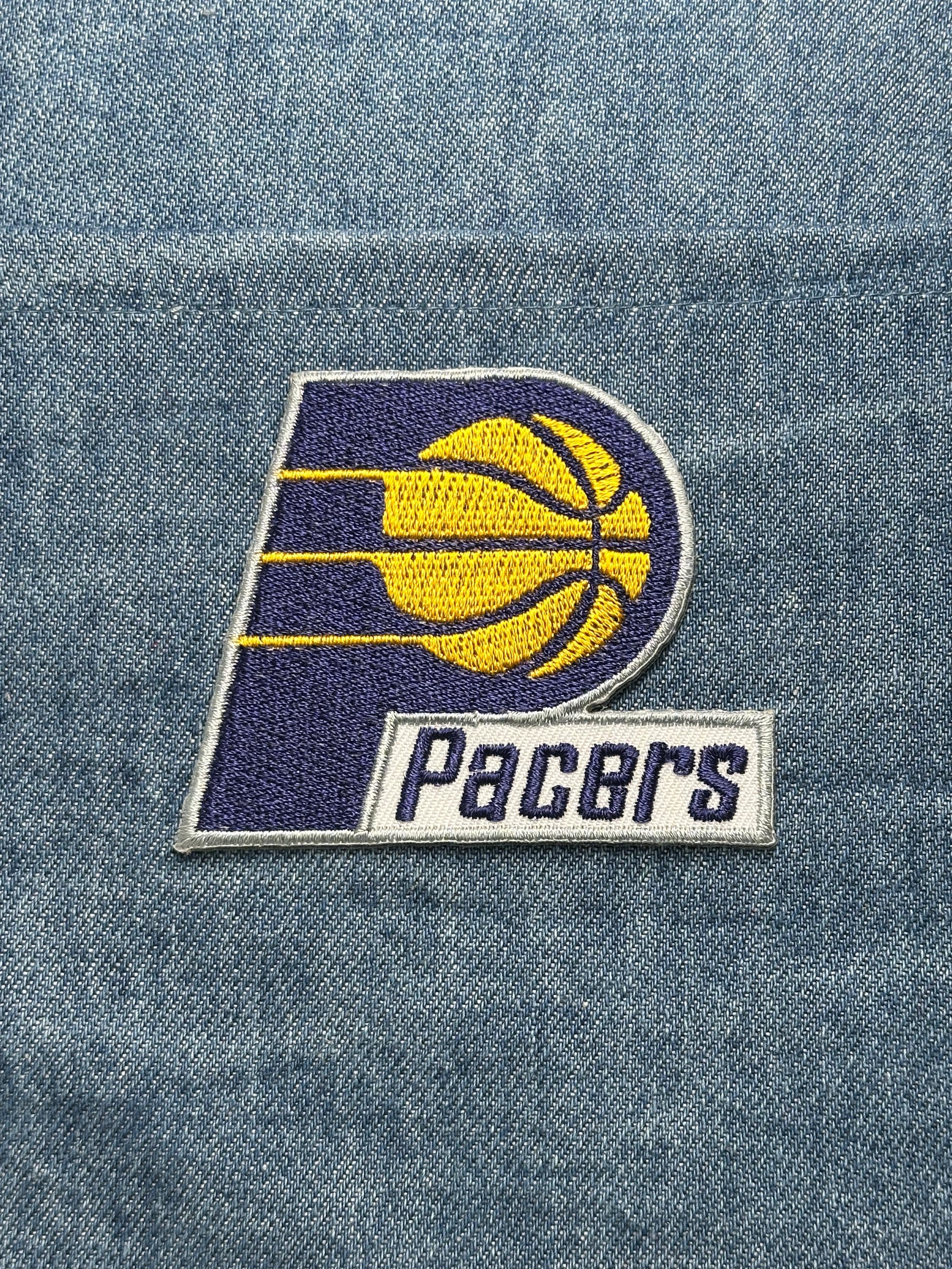 Pacers Collectable Patch: Bold Purple/Yellow - Vintage NBA Sports Accessory