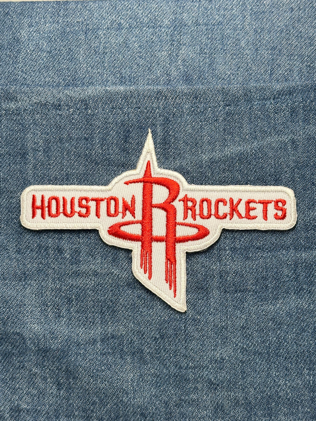 Houston Rockets Collectable Patch: Red & White Logo - Sports Accessory