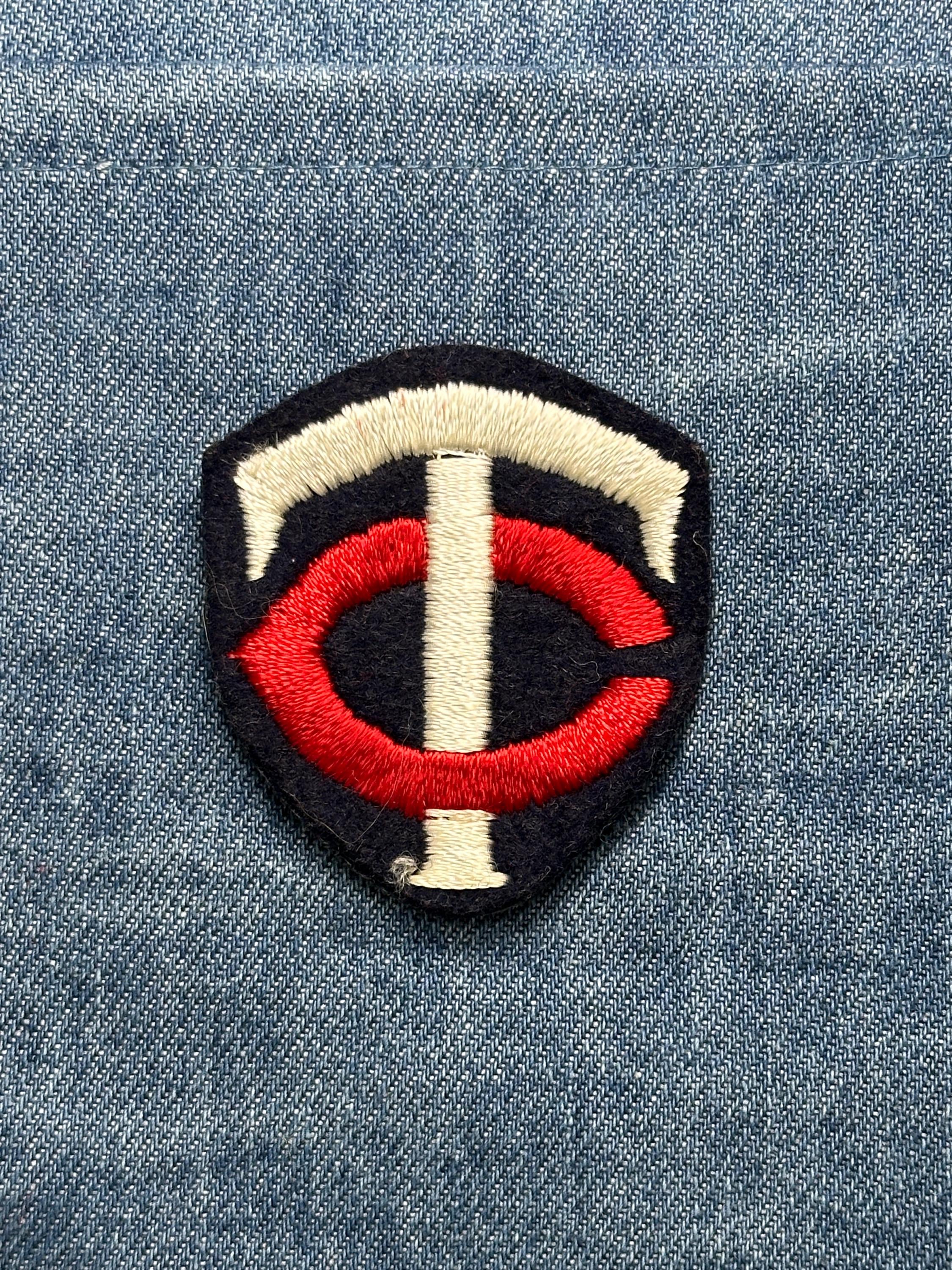 Minnesota Twins Collectable Patch: Red/White/Blue Felt - Vintage Sports Accessory