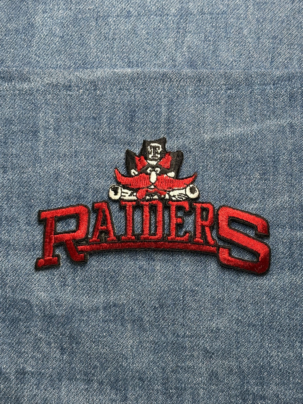 Texas Tech Collectable Patch: Red & Black Graphic - Vintage College Accessory