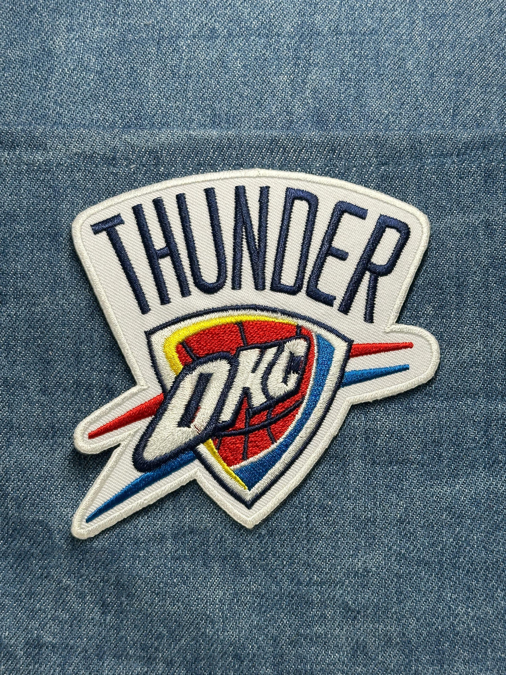 OKC Thunder Collectable Patch: Bold Multicolor Logo - Sports Accessory