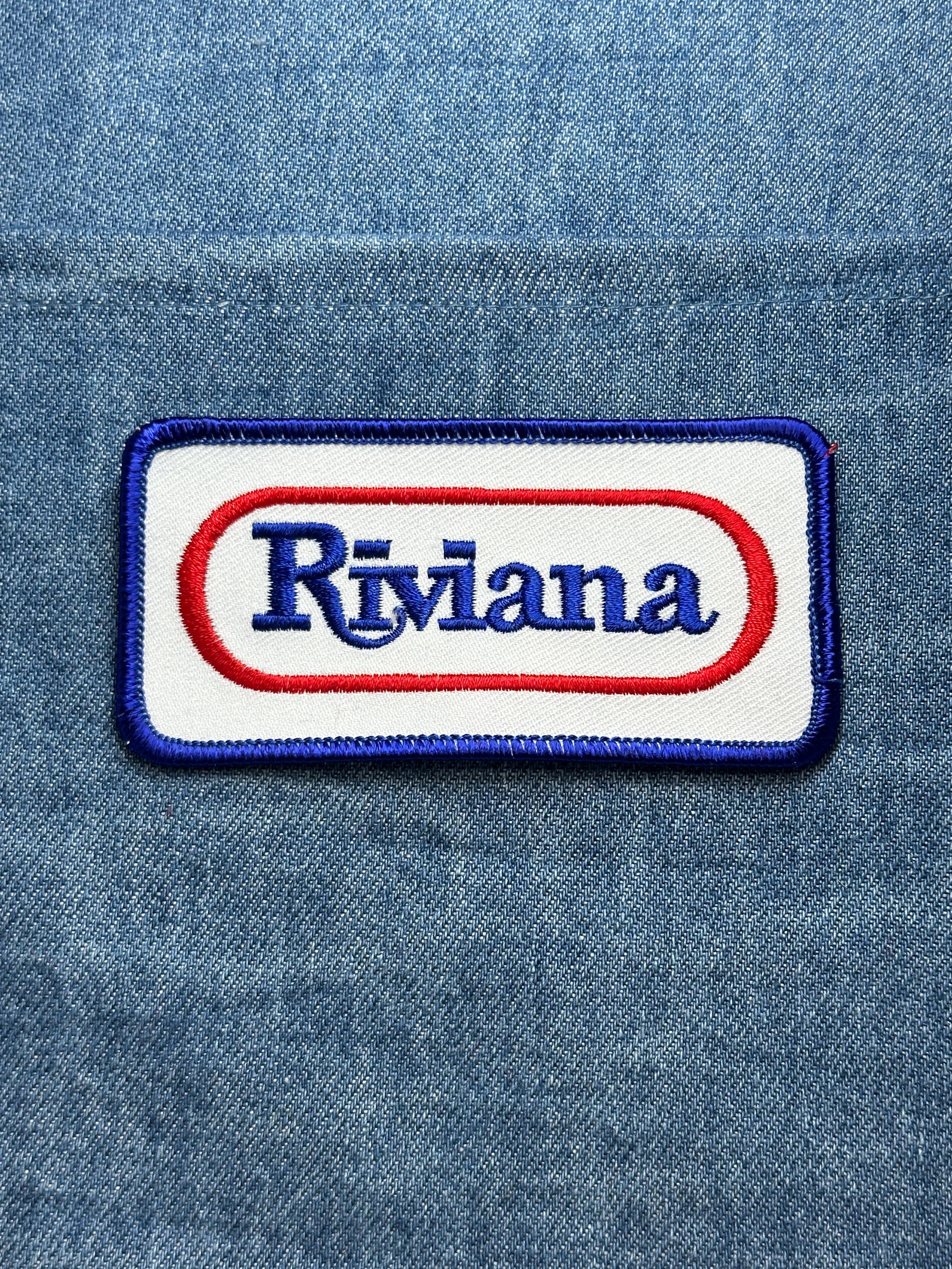 Riviana Collectable Patch: Red White Blue - Retro Company Accessory