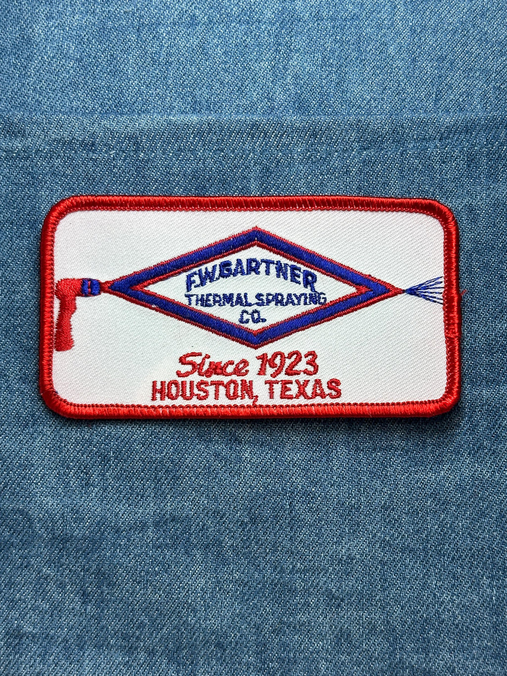 F.W. Gartner Collectable Patch: Red White Blue - Vintage Workwear Accessory