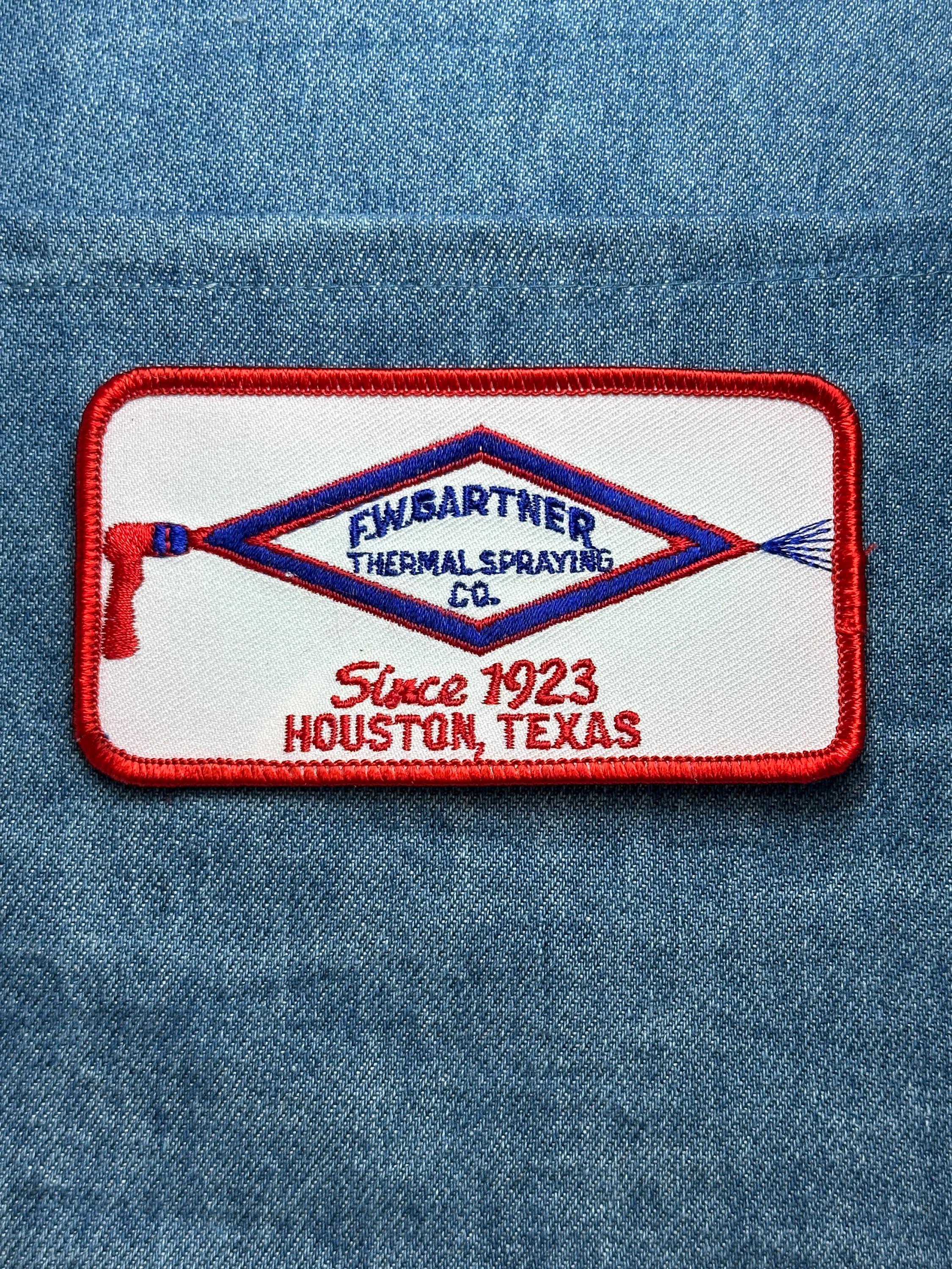 F.W. Gartner Collectable Patch: Red White Blue - Vintage Workwear Accessory