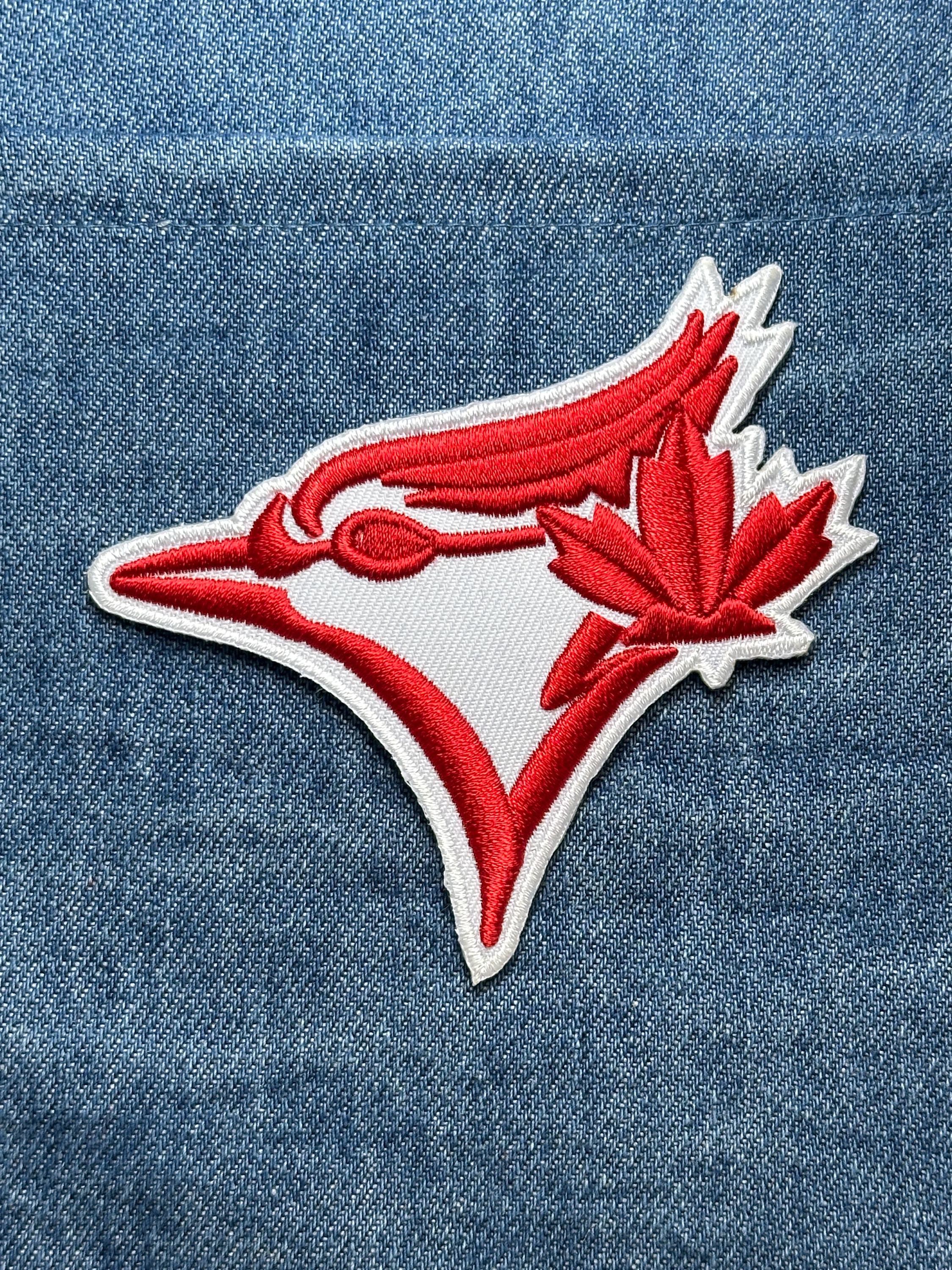 Blue Jay Collectable Patch: Red & White Design - Sports Theme Accessory