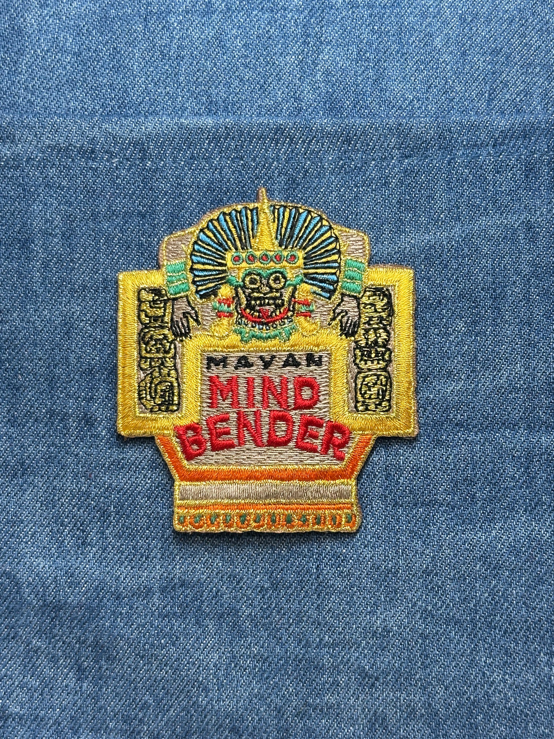 Mayan Mind Bender Collectable Patch: Bright Multicolor - Retro Theme Accessory