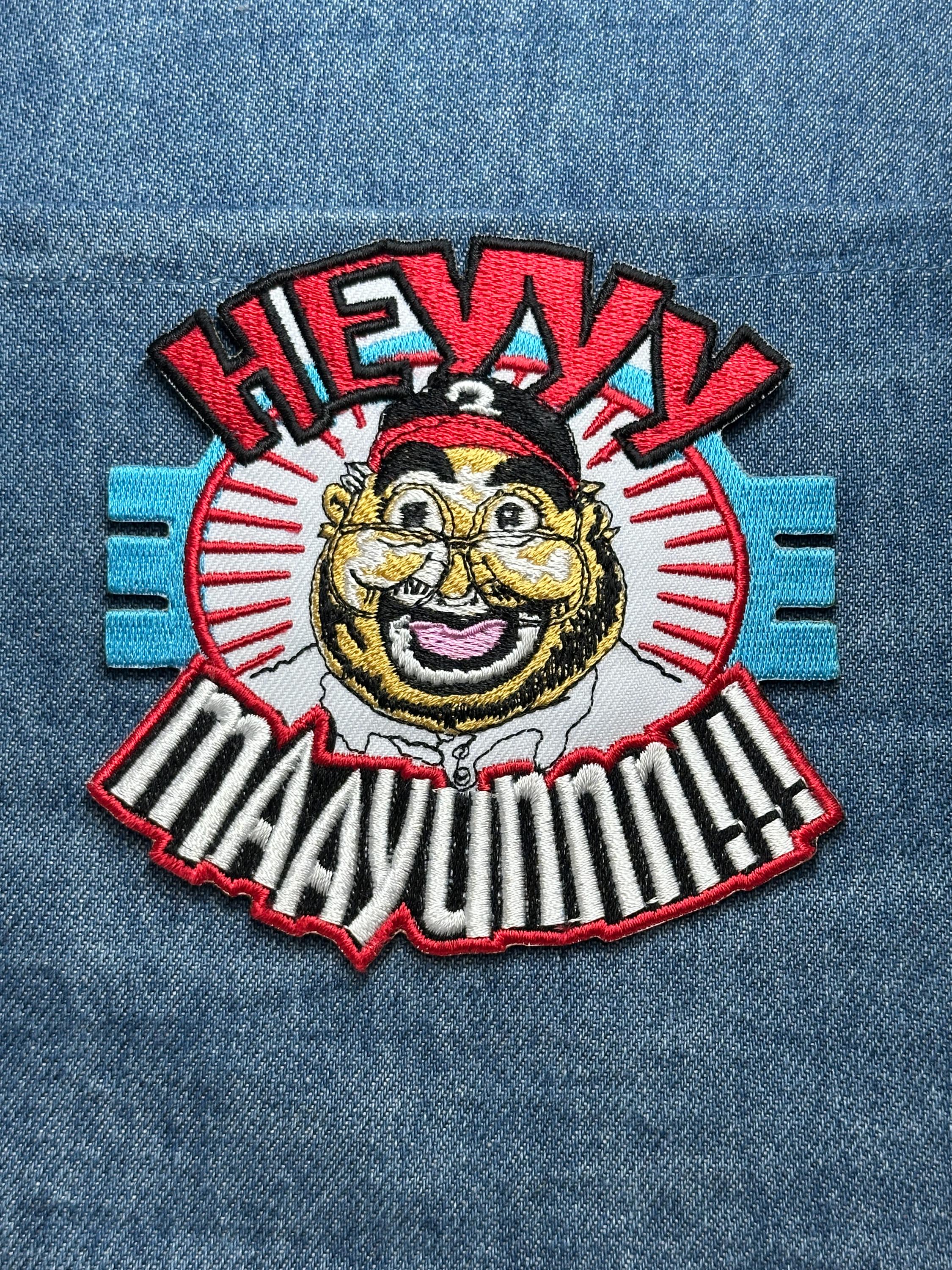 HEYYY MAAYUMMM Collectable Patch: Bold Cartoon Style - Retro Humor Accessory