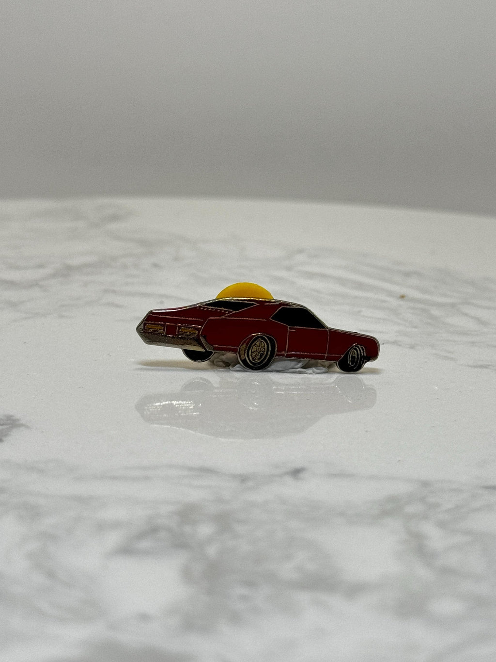 1969 Chevelle Style Muscle Car Pin – Red Classic American Muscle Enamel Lapel Pin