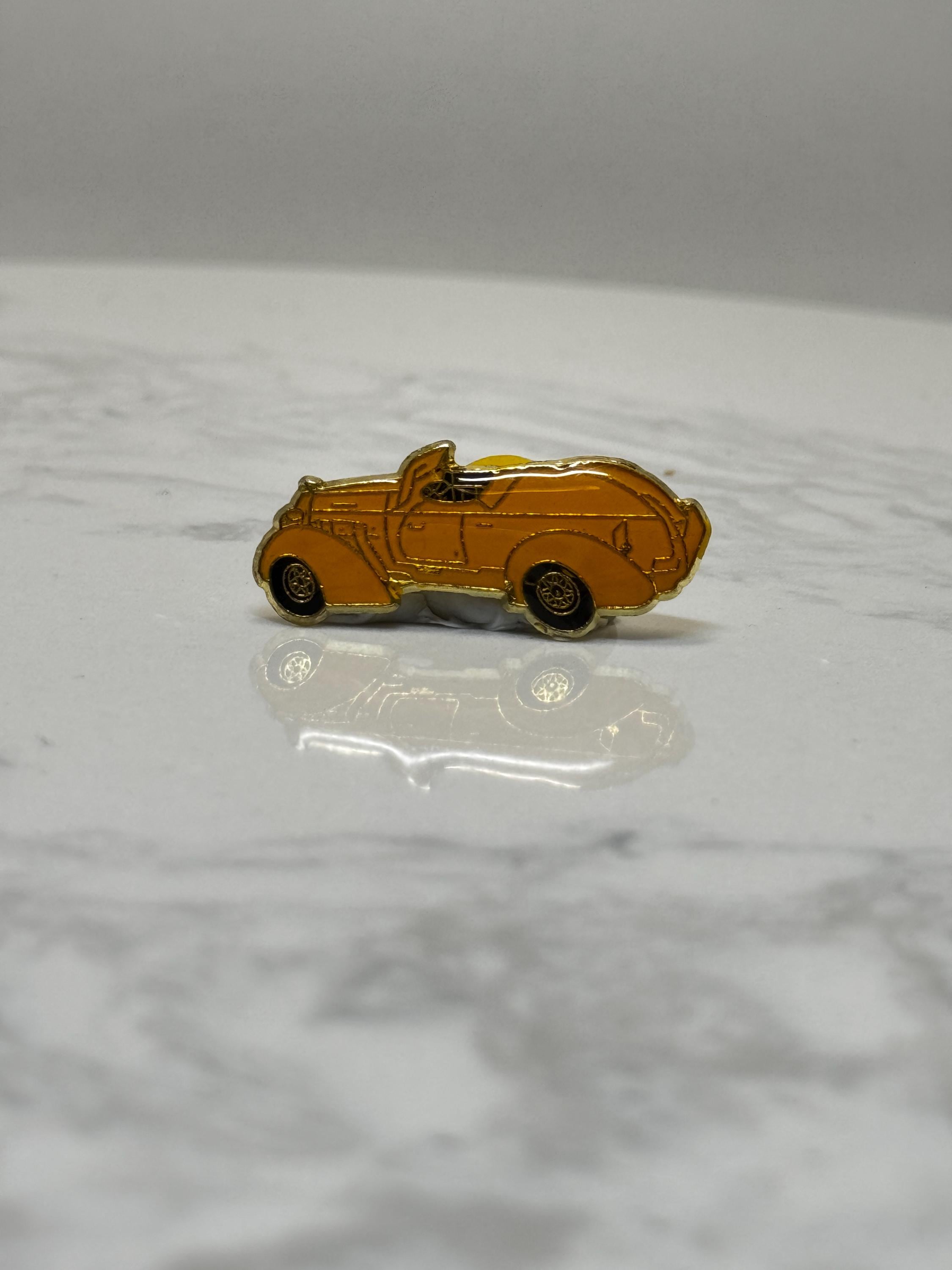 1934 Ford Roadster Style Pin: 1930s Classic Convertible Enamel Car Pin